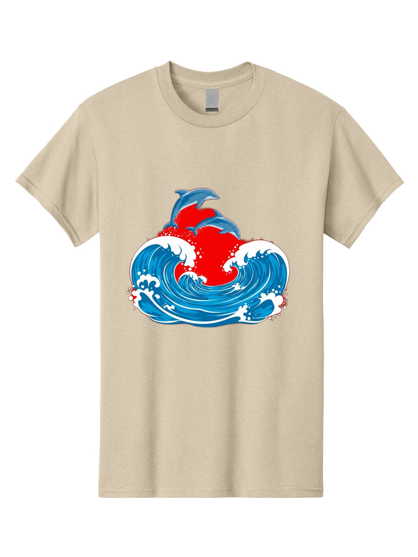 Dolphins-Jumping-Wave Men'S Graphic Tee, 100% Cotton, Comfortable Casual Summer Wear, Machine Washable, Vintage Camera, Old Camera, Antique Camera, Black Camera, Classic Photography, Photography Equipment, Nostalgic Device, Film Camera, Bag401 6