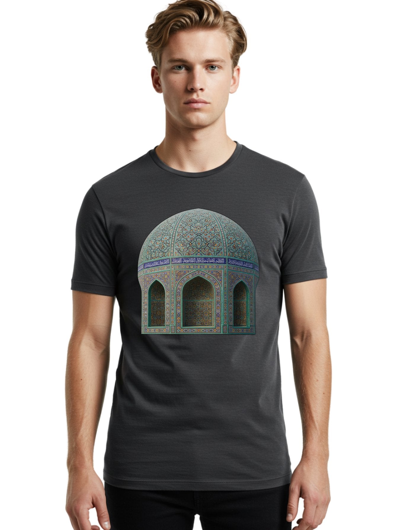 Dome-Of-The-Mosque Men'S Graphic Tee, 100% Cotton, Comfortable Casual Summer Wear, Machine Washable, Vintage Camera, Old Camera, Antique Camera, Black Camera, Classic Photography, Photography Equipment, Nostalgic Device, Film Camera, Bag402 28