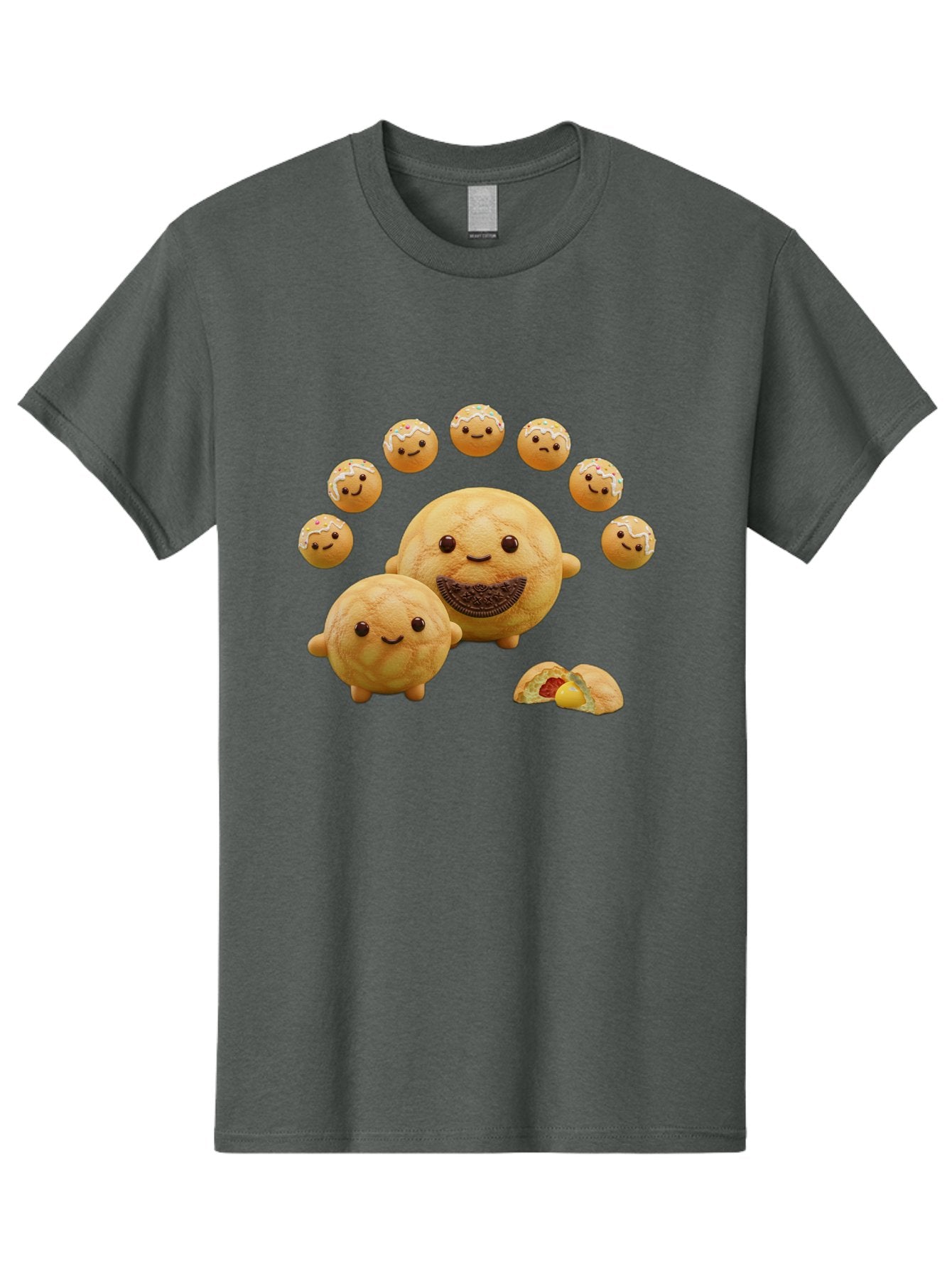 Donuts-With-Faces Men'S Graphic Tee, 100% Cotton, Comfortable Casual Summer Wear, Machine Washable, Vintage Camera, Old Camera, Antique Camera, Black Camera, Classic Photography, Photography Equipment, Nostalgic Device, Film Camera, Camera Art Bag403 15