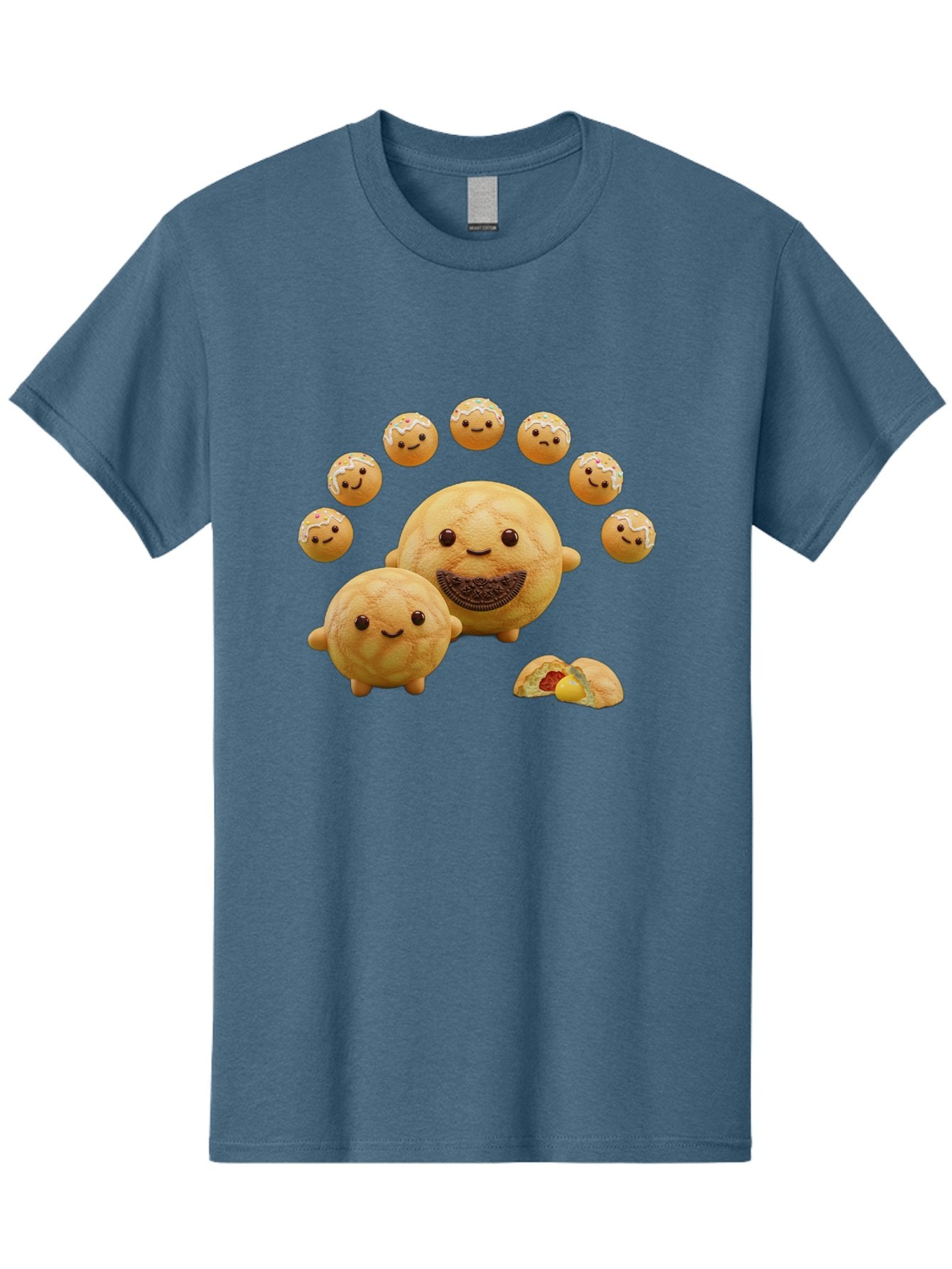 Donuts-With-Faces Men'S Graphic Tee, 100% Cotton, Comfortable Casual Summer Wear, Machine Washable, Vintage Camera, Old Camera, Antique Camera, Black Camera, Classic Photography, Photography Equipment, Nostalgic Device, Film Camera, Camera Art Bag403 7