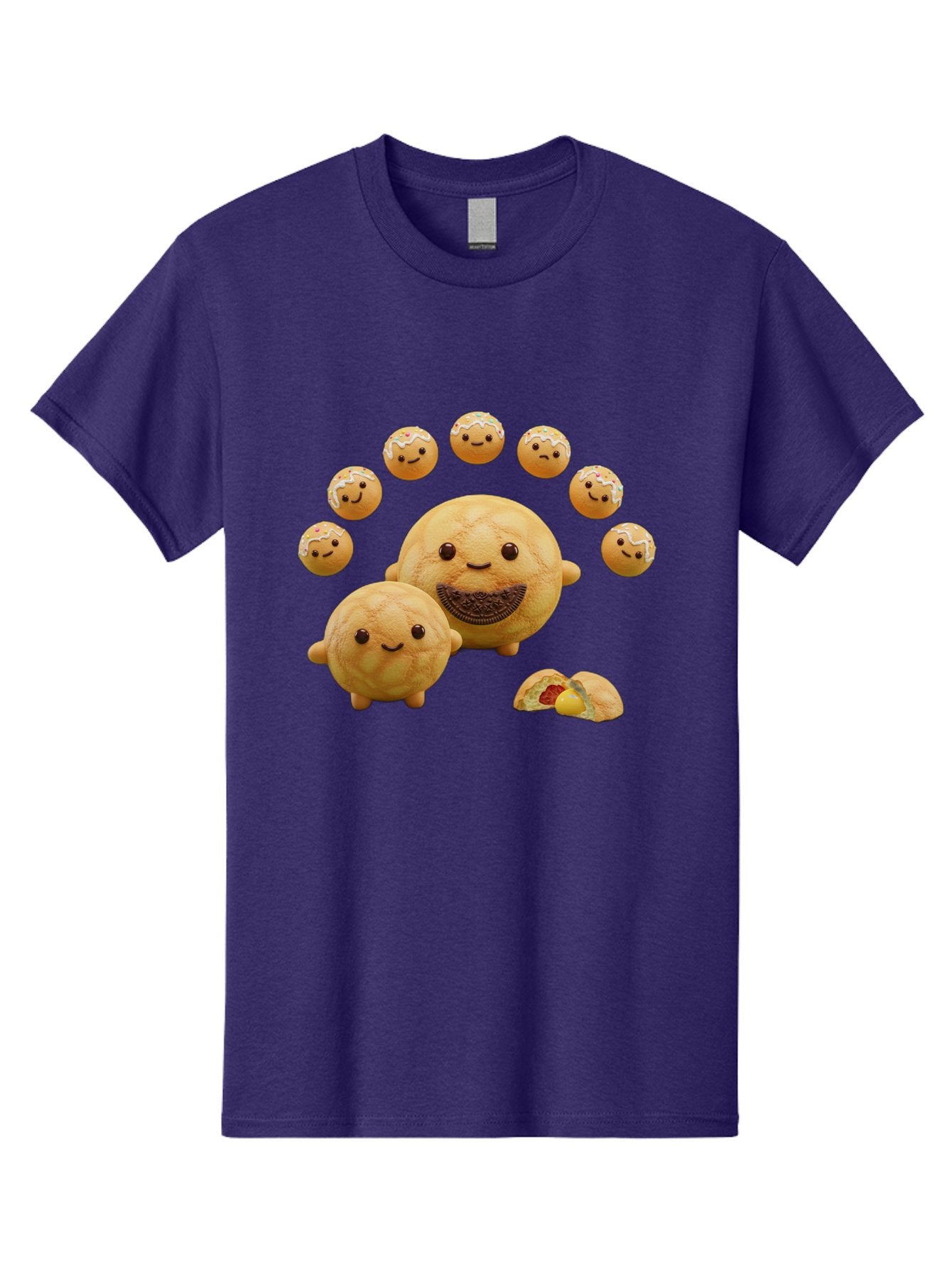 Donuts-With-Faces Men'S Graphic Tee, 100% Cotton, Comfortable Casual Summer Wear, Machine Washable, Vintage Camera, Old Camera, Antique Camera, Black Camera, Classic Photography, Photography Equipment, Nostalgic Device, Film Camera, Camera Art Bag403 8