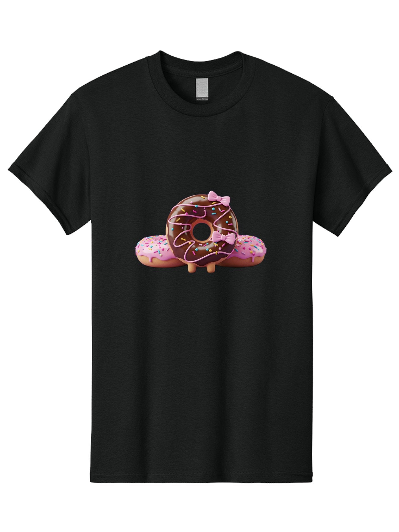 Donuts Men'S Graphic Tee, 100% Cotton, Comfortable Casual Summer Wear, Machine Washable, Vintage Camera, Old Camera, Antique Camera, Black Camera, Classic Photography, Photography Equipment, Nostalgic Device, Film Camera, Camera Art Bag404 6