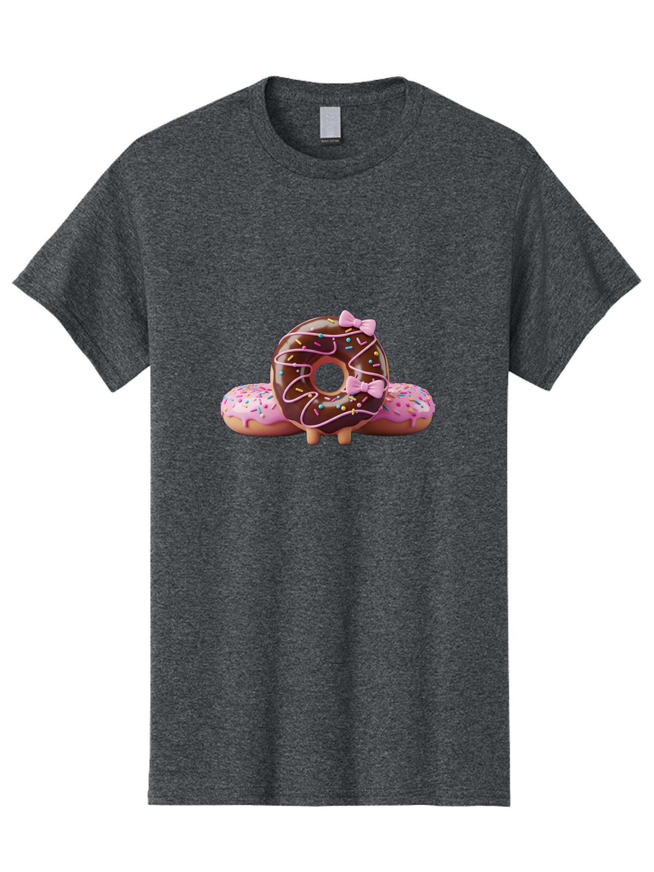 Donuts Men'S Graphic Tee, 100% Cotton, Comfortable Casual Summer Wear, Machine Washable, Vintage Camera, Old Camera, Antique Camera, Black Camera, Classic Photography, Photography Equipment, Nostalgic Device, Film Camera, Camera Art Bag404