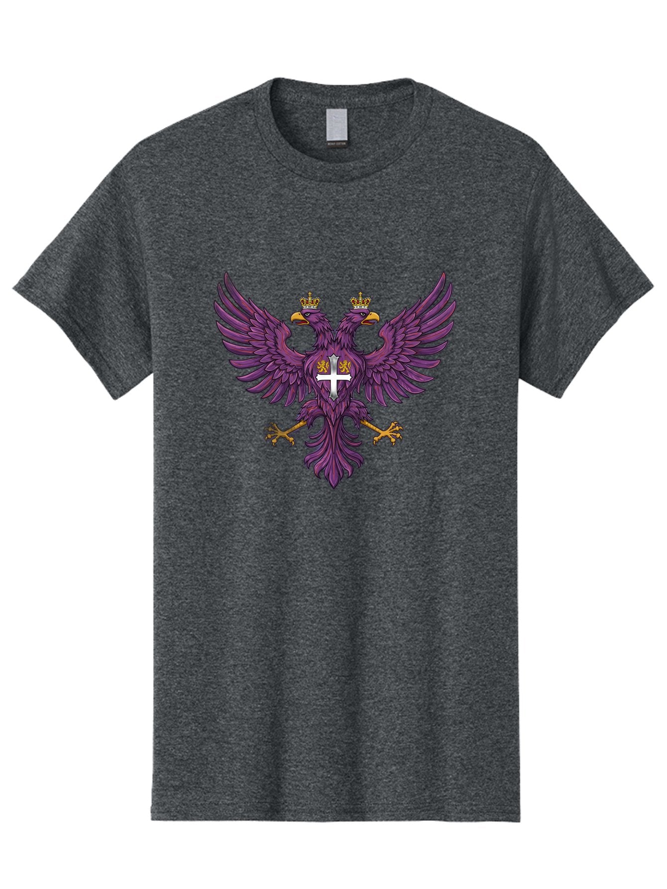 Double-Headed-Eagle-1 Men'S Graphic Tee, 100% Cotton, Comfortable Casual Summer Wear, Machine Washable, Vintage Camera, Old Camera, Antique Camera, Black Camera, Classic Photography, Photography Equipment, Nostalgic Device, Film Camera, Bag405 4