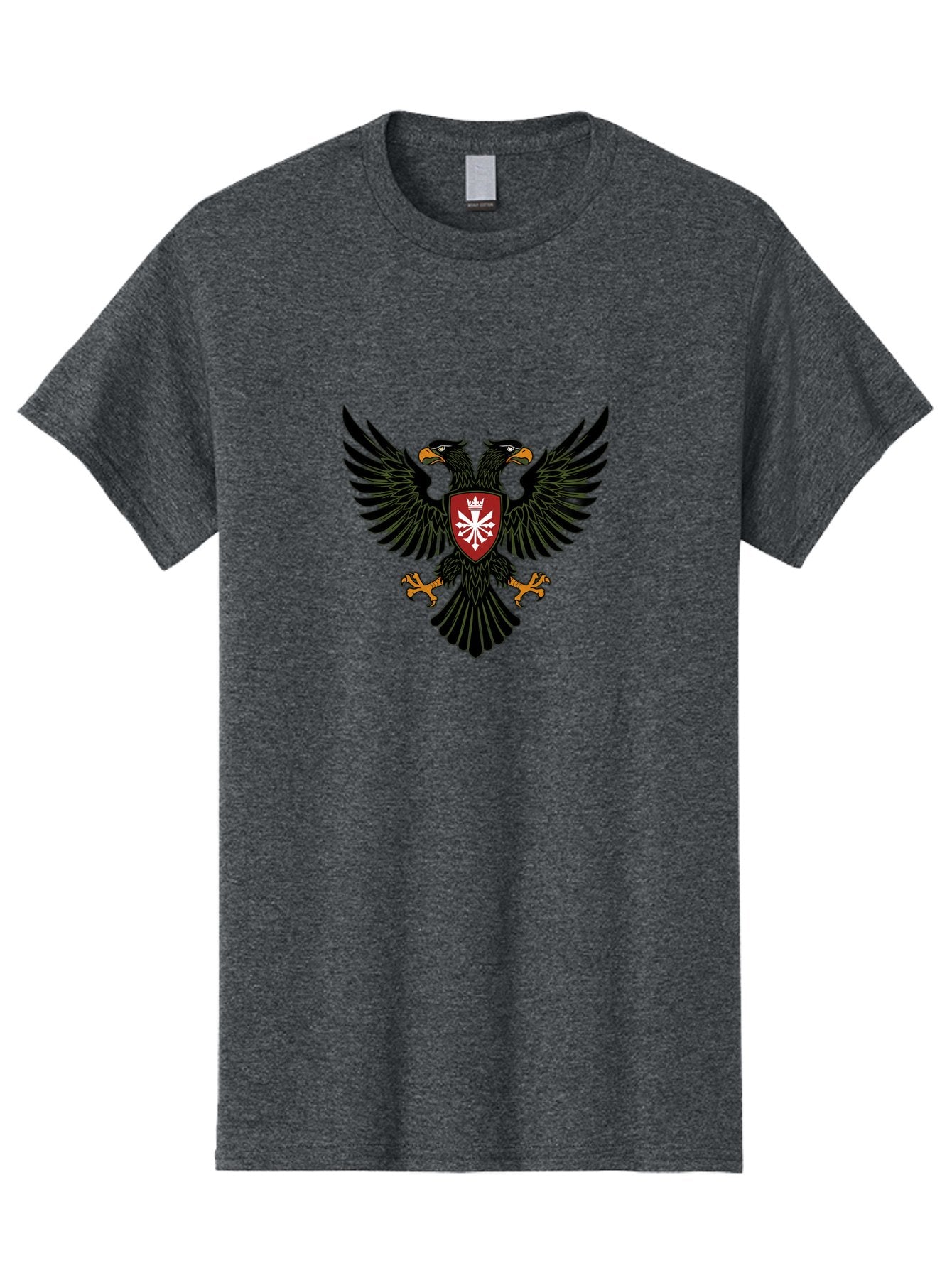 Double-Headed-Eagle-2 Men'S Graphic Tee, 100% Cotton, Comfortable Casual Summer Wear, Machine Washable, Vintage Camera, Old Camera, Antique Camera, Black Camera, Classic Photography, Photography Equipment, Nostalgic Device, Film Camera, Bag406 5