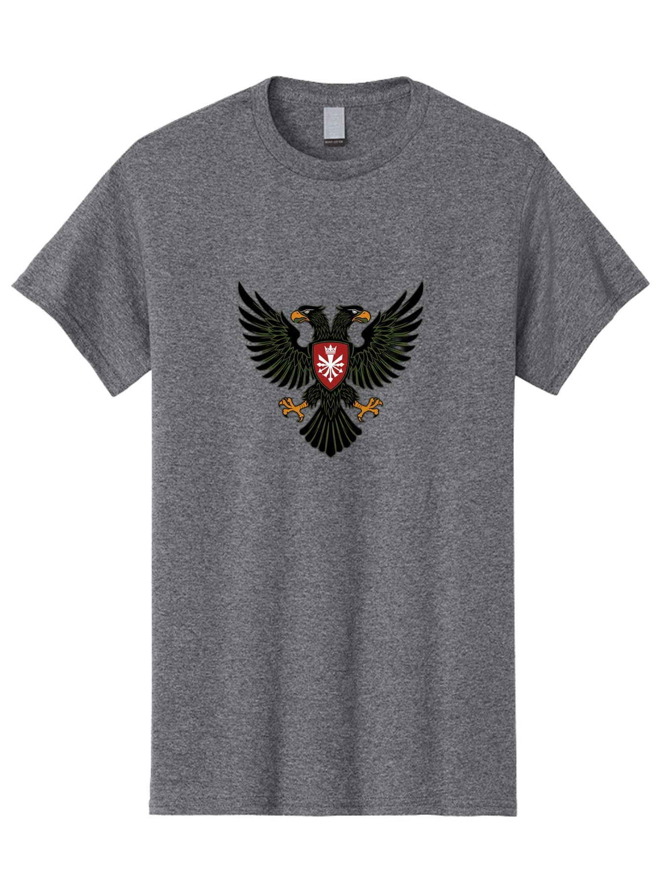 Double-Headed-Eagle-2 Men'S Graphic Tee, 100% Cotton, Comfortable Casual Summer Wear, Machine Washable, Vintage Camera, Old Camera, Antique Camera, Black Camera, Classic Photography, Photography Equipment, Nostalgic Device, Film Camera, Bag406 9