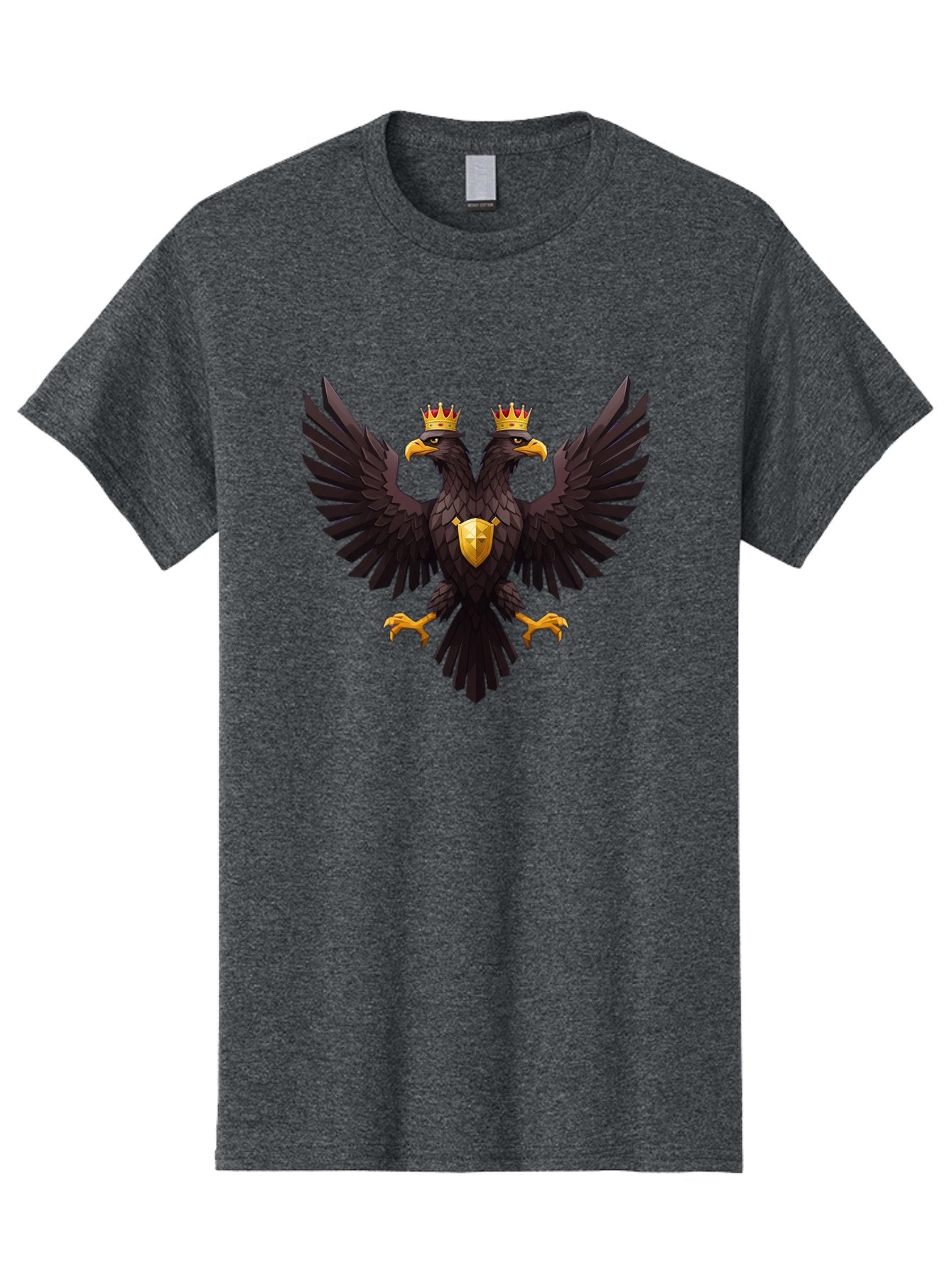 Double-Headed-Eagle-3 Men'S Graphic Tee, 100% Cotton, Comfortable Casual Summer Wear, Machine Washable, Vintage Camera, Old Camera, Antique Camera, Black Camera, Classic Photography, Photography Equipment, Nostalgic Device, Film Camera, Bag407