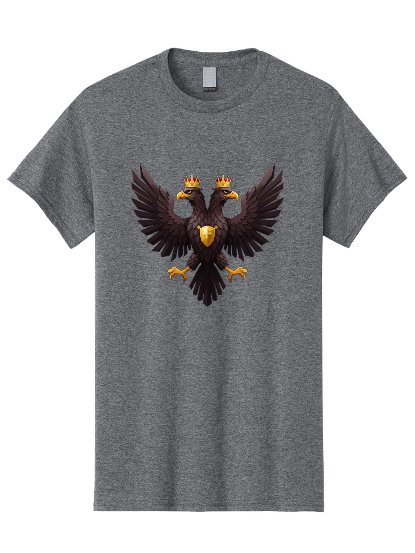 Double-Headed-Eagle-3 Men'S Graphic Tee, 100% Cotton, Comfortable Casual Summer Wear, Machine Washable, Vintage Camera, Old Camera, Antique Camera, Black Camera, Classic Photography, Photography Equipment, Nostalgic Device, Film Camera, Bag407 4