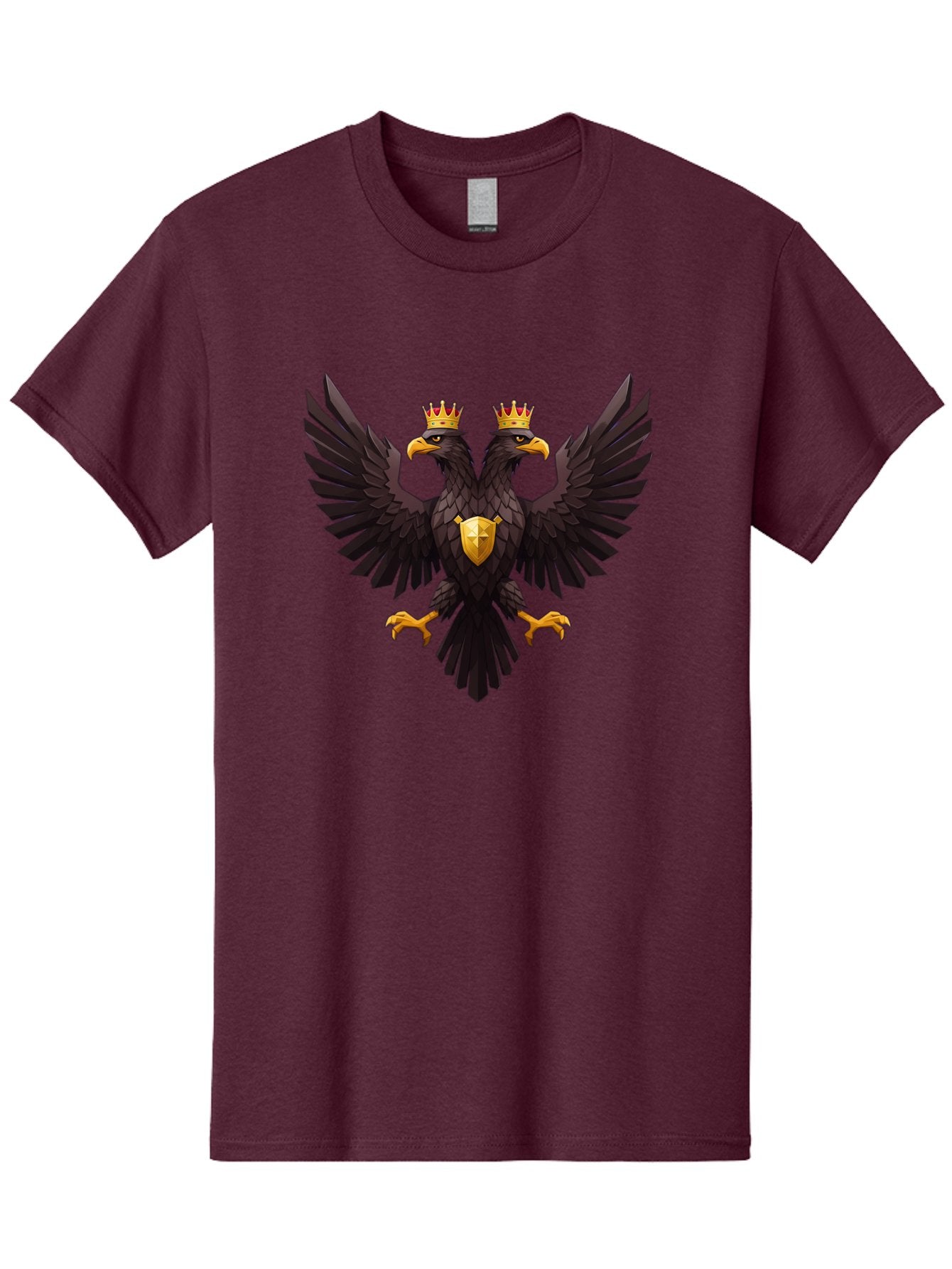 Double-Headed-Eagle-3 Men'S Graphic Tee, 100% Cotton, Comfortable Casual Summer Wear, Machine Washable, Vintage Camera, Old Camera, Antique Camera, Black Camera, Classic Photography, Photography Equipment, Nostalgic Device, Film Camera, Bag407 7
