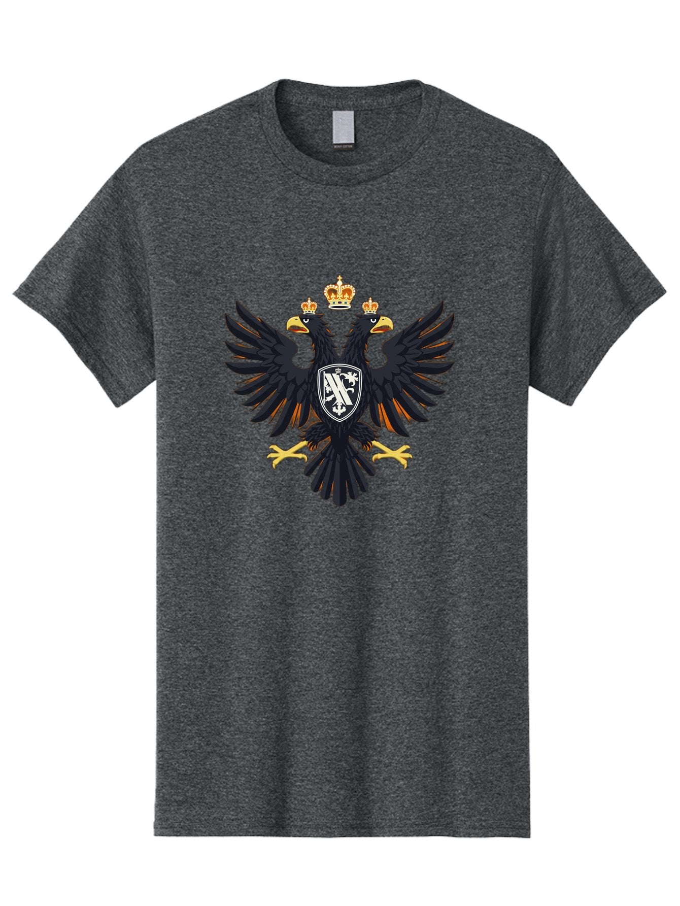 Double-Headed-Eagle-Coat-Of-Arms-1 Men'S Graphic Tee, 100% Cotton, Comfortable Casual Summer Wear, Machine Washable, Vintage Camera, Old Camera, Antique Camera, Black Camera, Classic Photography, Photography Equipment, Nostalgic Device, Bag408 12
