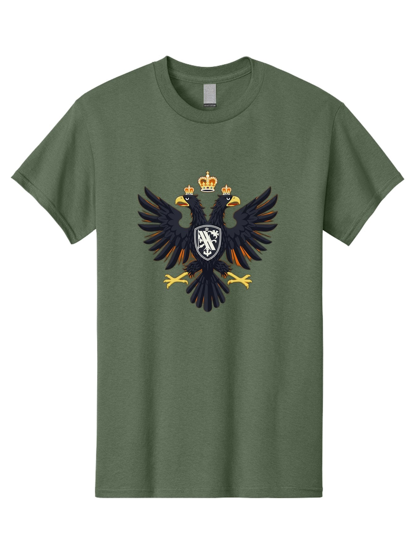 Double-Headed-Eagle-Coat-Of-Arms-1 Men'S Graphic Tee, 100% Cotton, Comfortable Casual Summer Wear, Machine Washable, Vintage Camera, Old Camera, Antique Camera, Black Camera, Classic Photography, Photography Equipment, Nostalgic Device, Bag408 4
