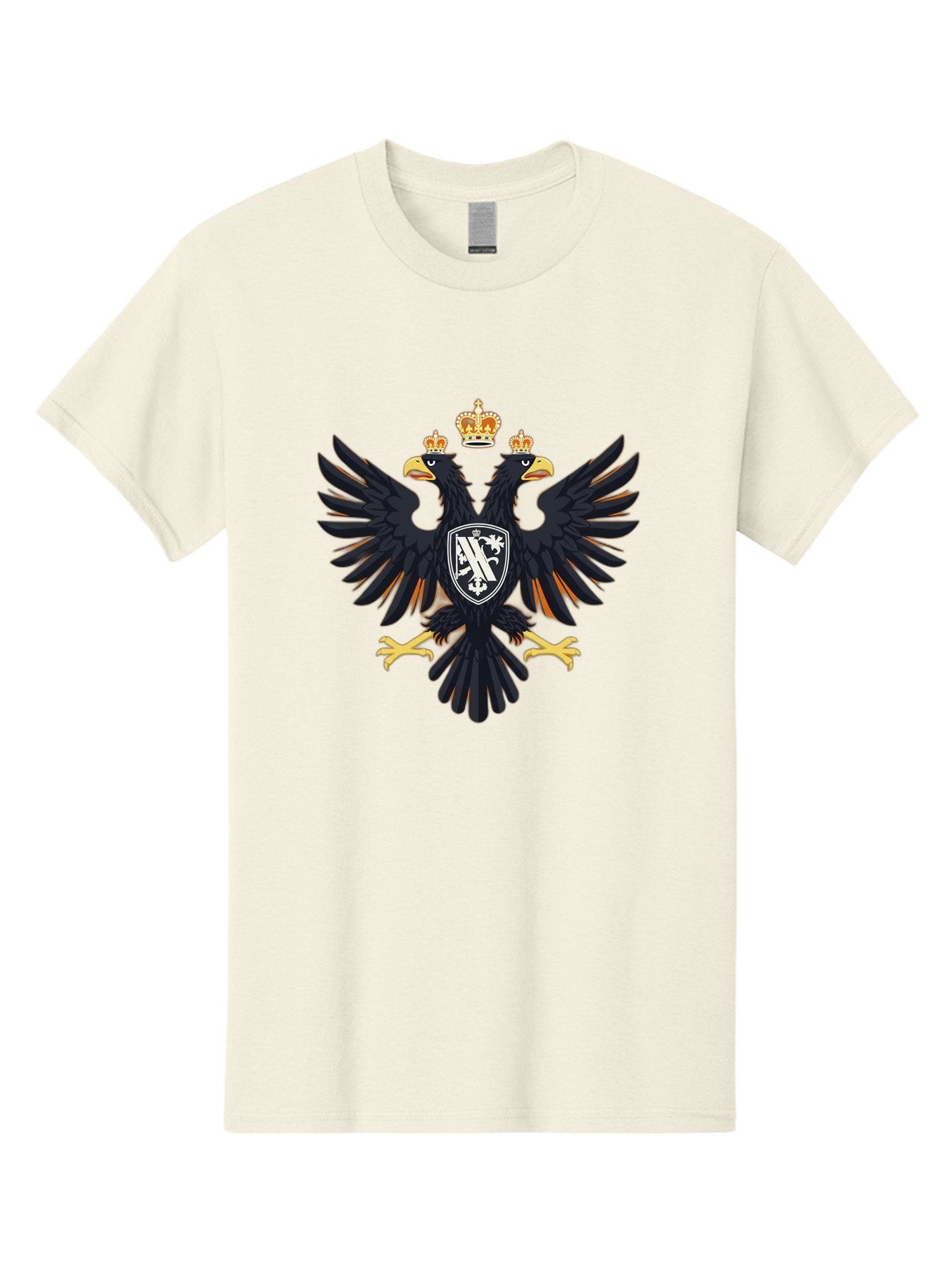 Double-Headed-Eagle-Coat-Of-Arms-1 Men'S Graphic Tee, 100% Cotton, Comfortable Casual Summer Wear, Machine Washable, Vintage Camera, Old Camera, Antique Camera, Black Camera, Classic Photography, Photography Equipment, Nostalgic Device, Bag408 5