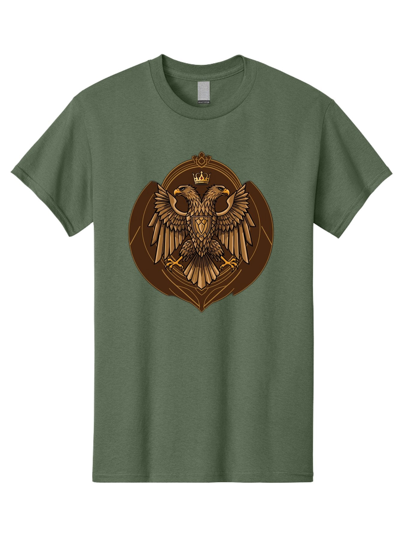 Double-Headed-Eagle-Crest Men'S Graphic Tee, 100% Cotton, Comfortable Casual Summer Wear, Machine Washable, Vintage Camera, Old Camera, Antique Camera, Black Camera, Classic Photography, Photography Equipment, Nostalgic Device, Film Camera, Bag410 4