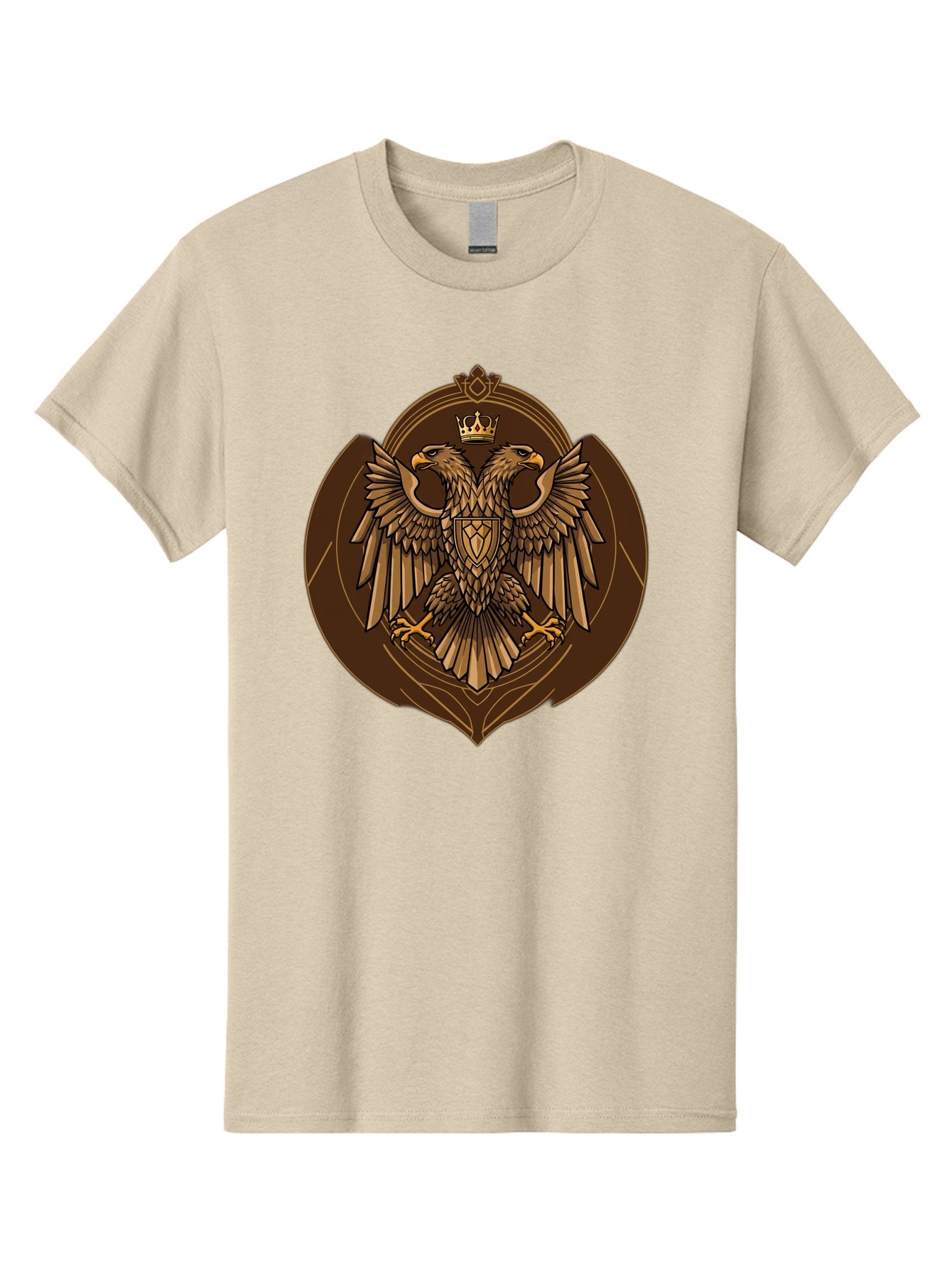 Double-Headed-Eagle-Crest Men'S Graphic Tee, 100% Cotton, Comfortable Casual Summer Wear, Machine Washable, Vintage Camera, Old Camera, Antique Camera, Black Camera, Classic Photography, Photography Equipment, Nostalgic Device, Film Camera, Bag410