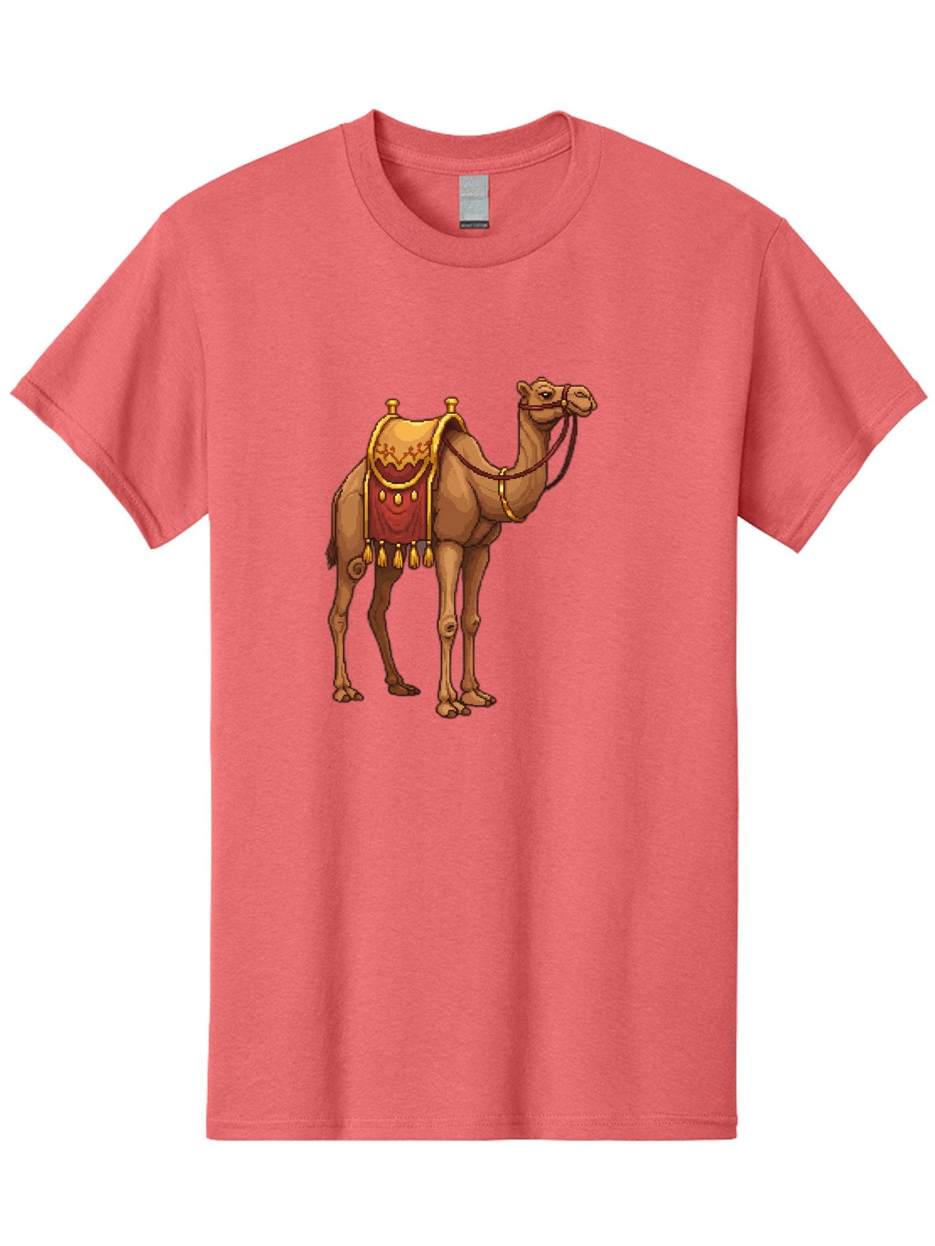 Dromedary-Camel Men'S Graphic Tee, 100% Cotton, Comfortable Casual Summer Wear, Machine Washable, Vintage Camera, Old Camera, Antique Camera, Black Camera, Classic Photography, Photography Equipment, Nostalgic Device, Film Camera, Camera Art Bag417