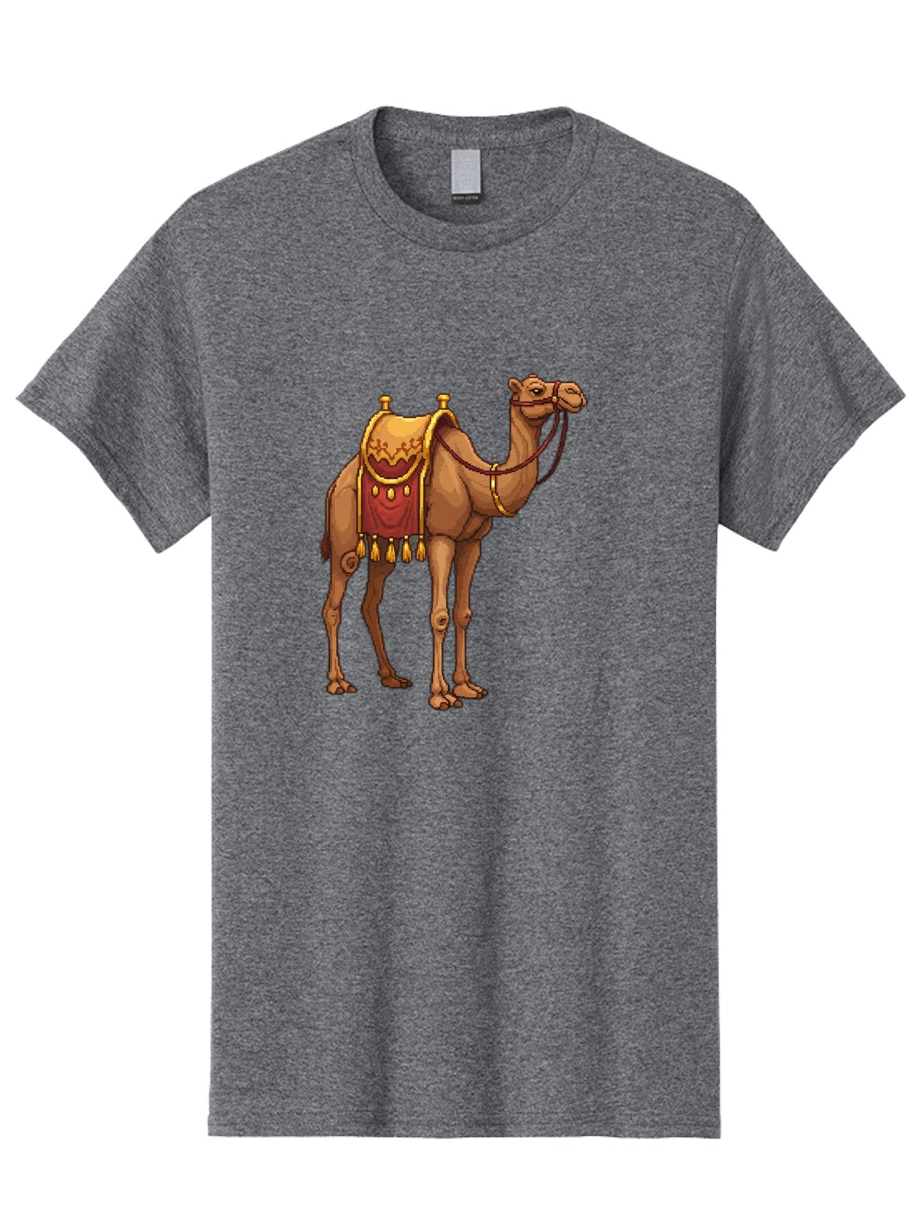 Dromedary-Camel Men'S Graphic Tee, 100% Cotton, Comfortable Casual Summer Wear, Machine Washable, Vintage Camera, Old Camera, Antique Camera, Black Camera, Classic Photography, Photography Equipment, Nostalgic Device, Film Camera, Camera Art Bag417