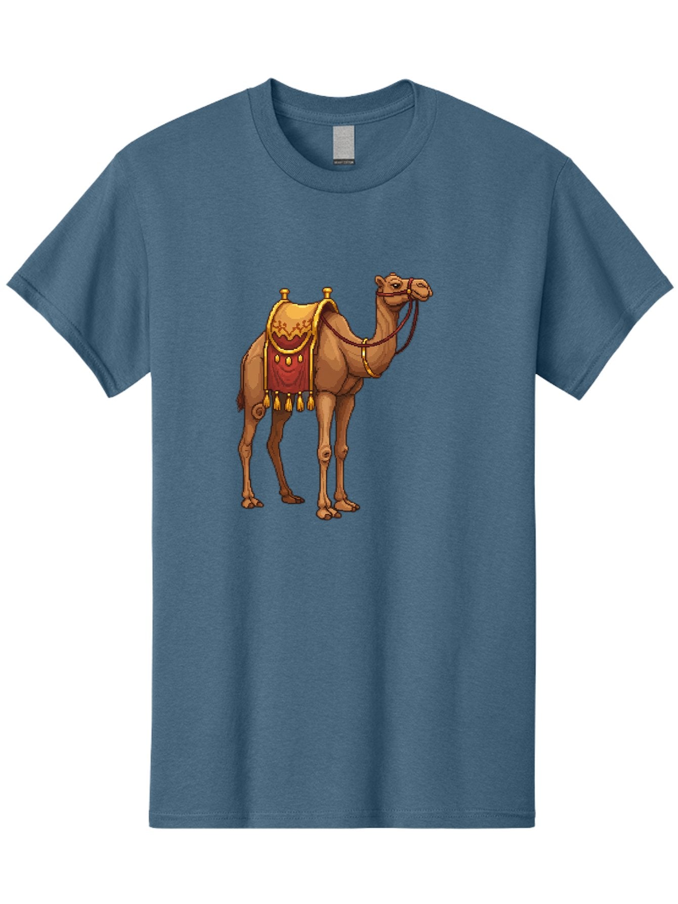 Dromedary-Camel Men'S Graphic Tee, 100% Cotton, Comfortable Casual Summer Wear, Machine Washable, Vintage Camera, Old Camera, Antique Camera, Black Camera, Classic Photography, Photography Equipment, Nostalgic Device, Film Camera, Camera Art Bag417 7