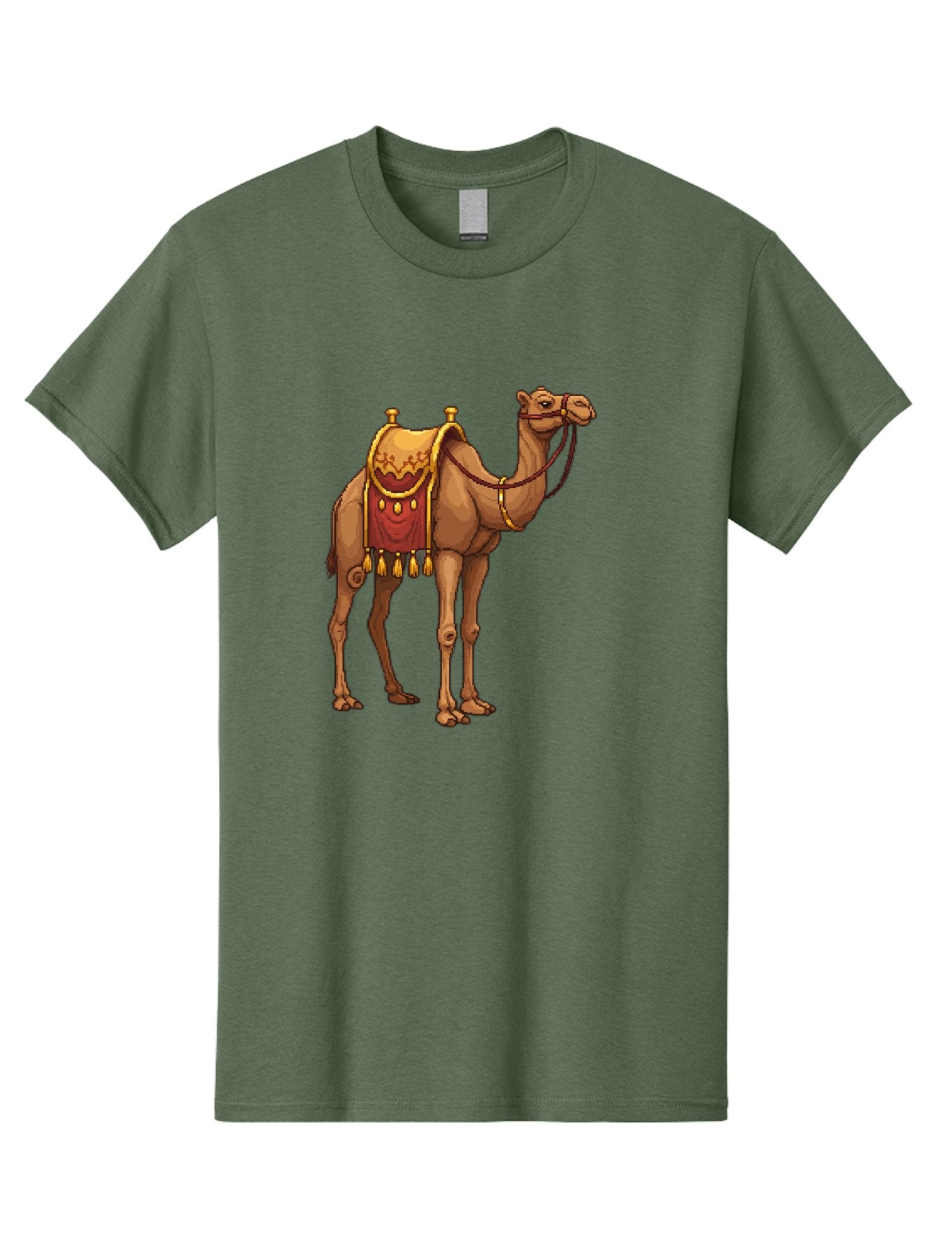 Dromedary-Camel Men'S Graphic Tee, 100% Cotton, Comfortable Casual Summer Wear, Machine Washable, Vintage Camera, Old Camera, Antique Camera, Black Camera, Classic Photography, Photography Equipment, Nostalgic Device, Film Camera, Camera Art Bag417 6