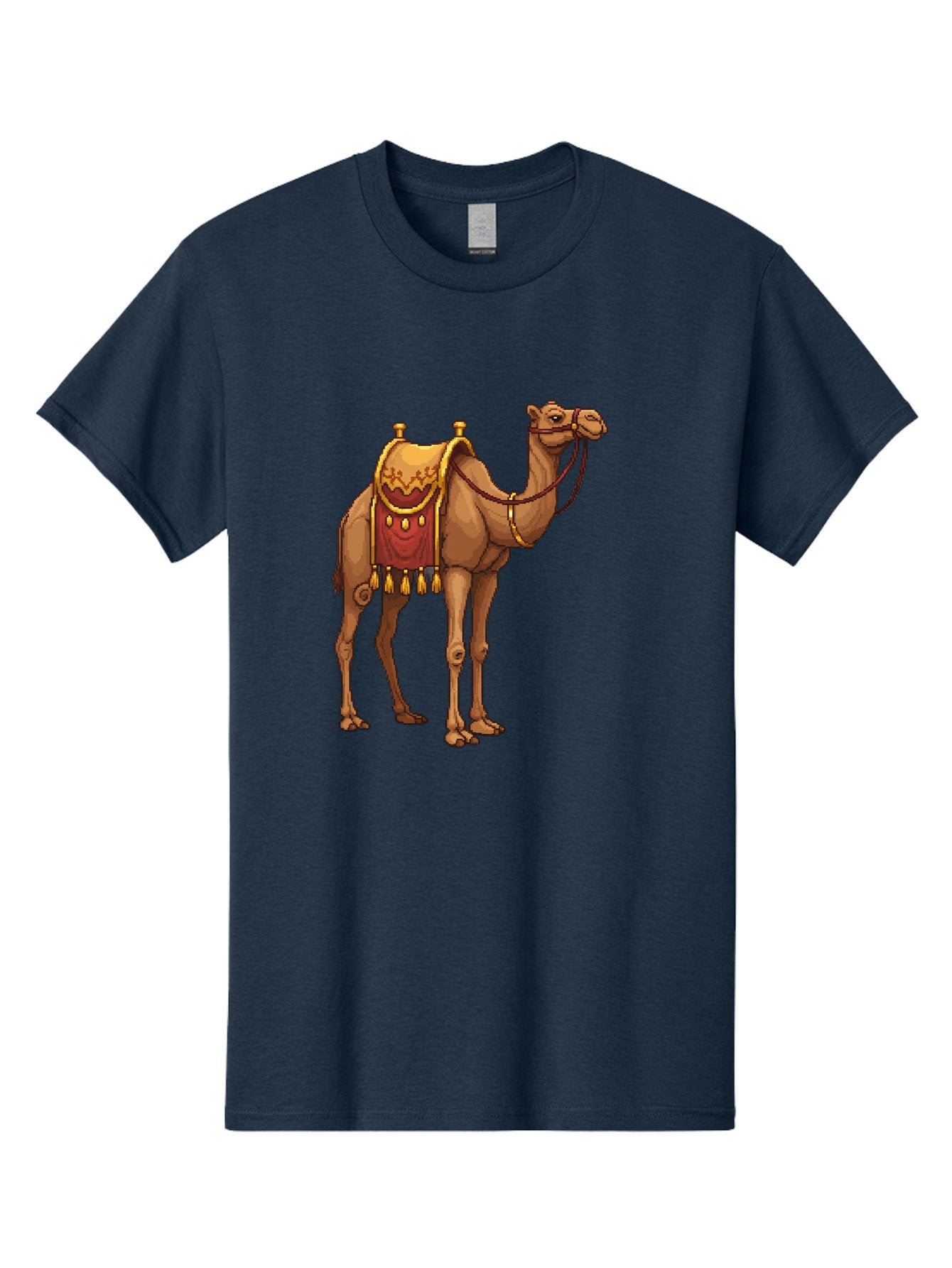 Dromedary-Camel Men'S Graphic Tee, 100% Cotton, Comfortable Casual Summer Wear, Machine Washable, Vintage Camera, Old Camera, Antique Camera, Black Camera, Classic Photography, Photography Equipment, Nostalgic Device, Film Camera, Camera Art Bag417 4