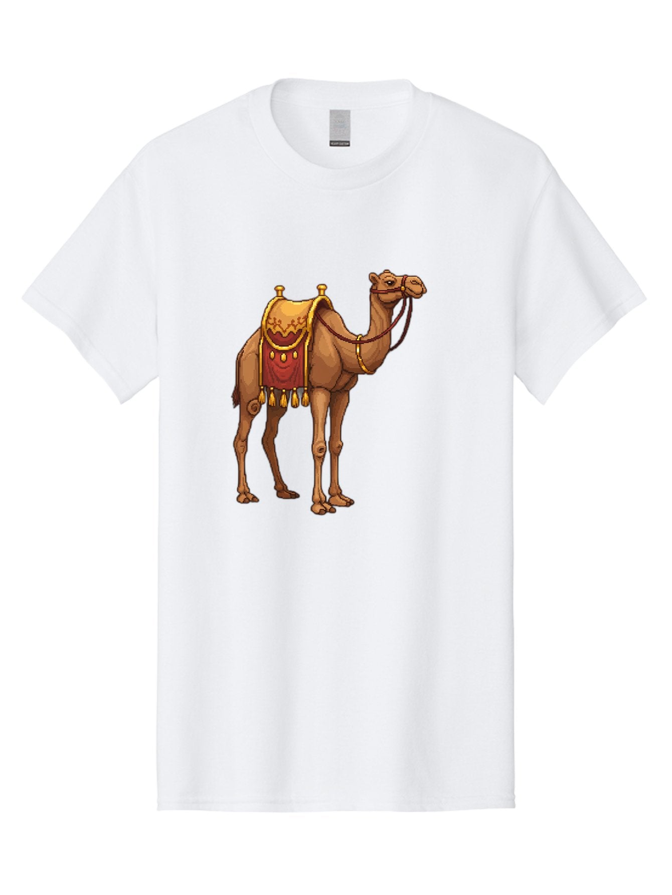 Dromedary-Camel Men'S Graphic Tee, 100% Cotton, Comfortable Casual Summer Wear, Machine Washable, Vintage Camera, Old Camera, Antique Camera, Black Camera, Classic Photography, Photography Equipment, Nostalgic Device, Film Camera, Camera Art Bag417 9