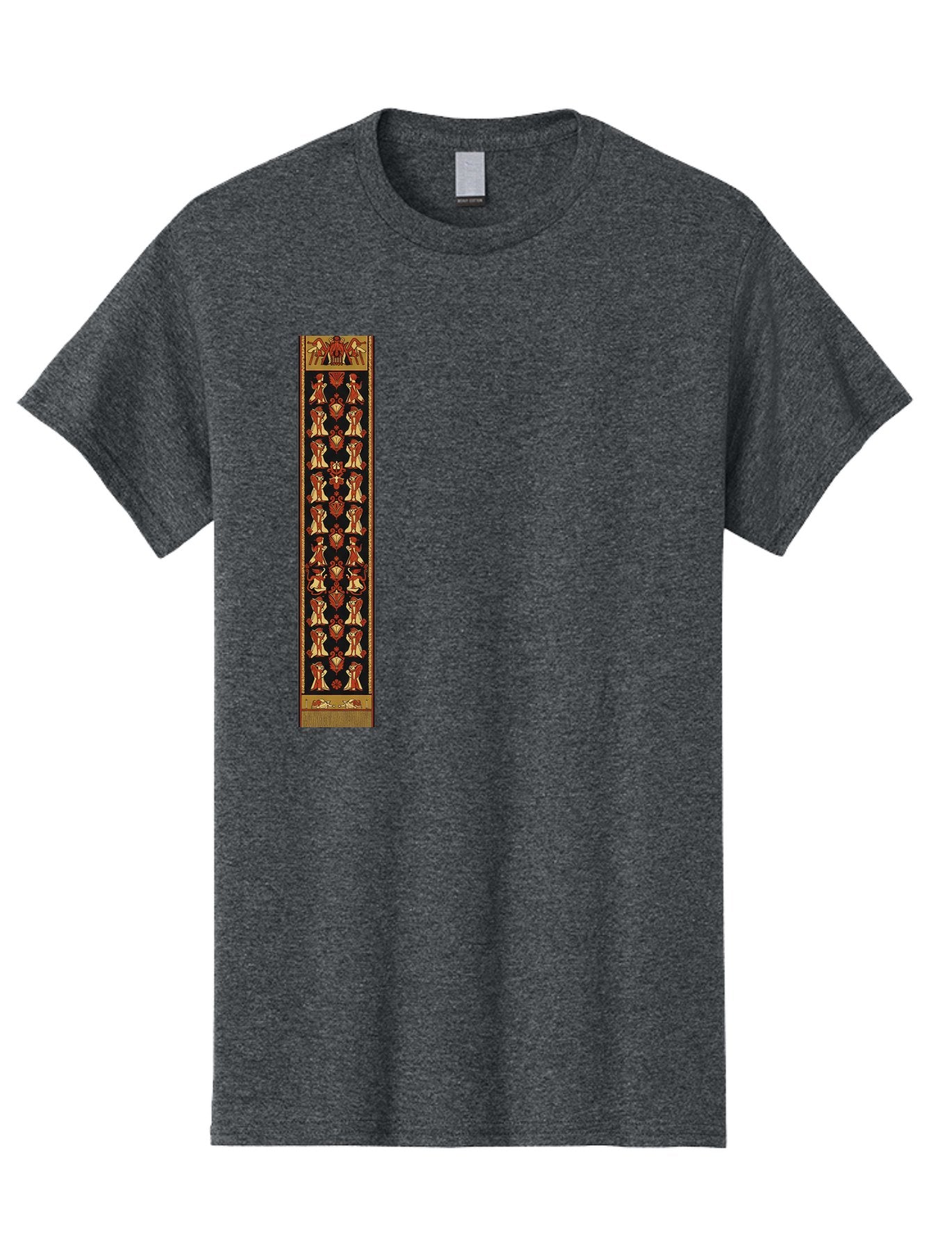 Egyptian-Hieroglyphic-Border Men'S Graphic Tee, 100% Cotton, Comfortable Casual Summer Wear, Machine Washable, Vintage Camera, Old Camera, Antique Camera, Black Camera, Classic Photography, Photography Equipment, Nostalgic Device, Film Camera, Bag423 7