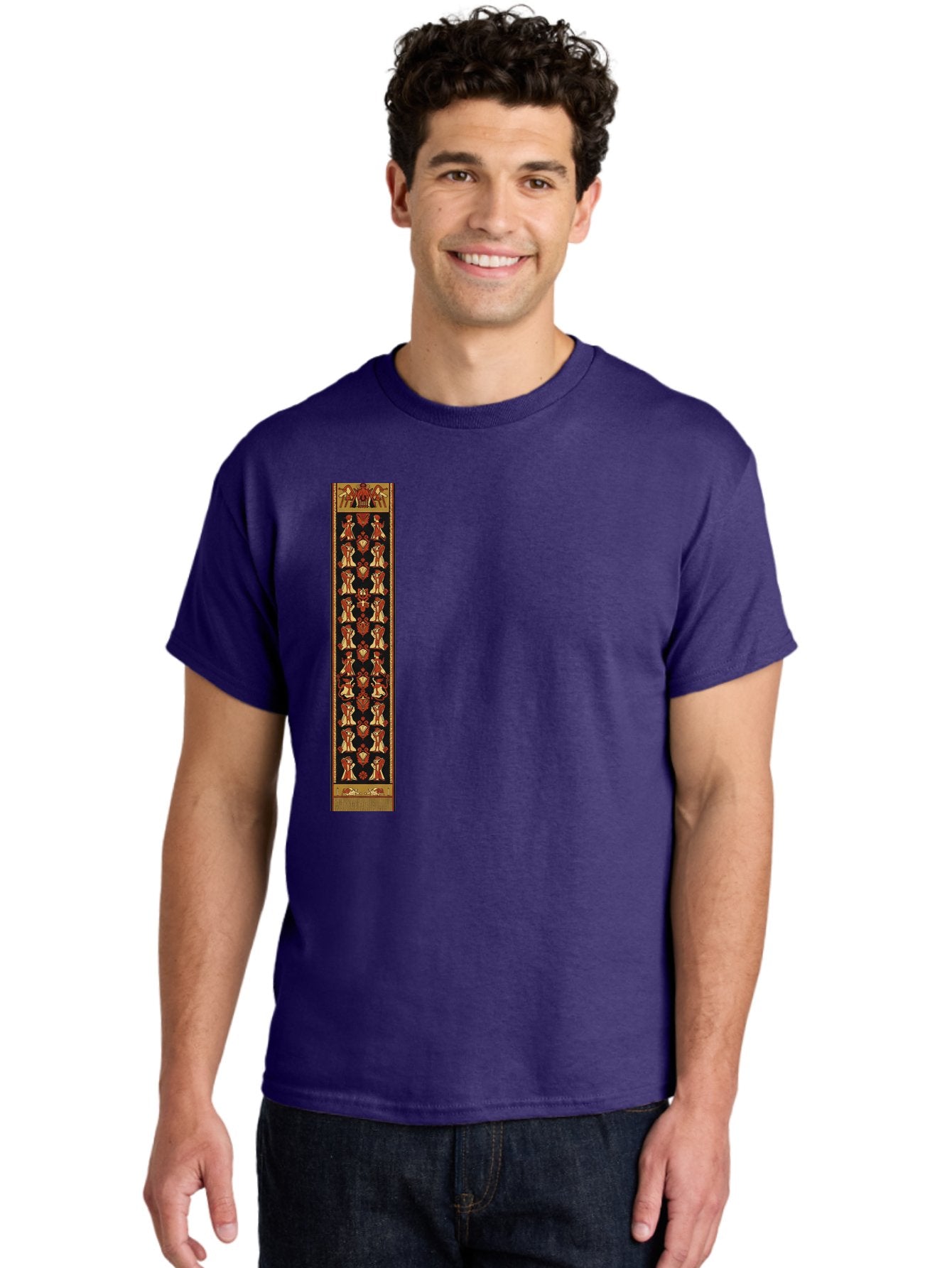 Egyptian-Hieroglyphic-Border Men'S Graphic Tee, 100% Cotton, Comfortable Casual Summer Wear, Machine Washable, Vintage Camera, Old Camera, Antique Camera, Black Camera, Classic Photography, Photography Equipment, Nostalgic Device, Film Camera, Bag423 19