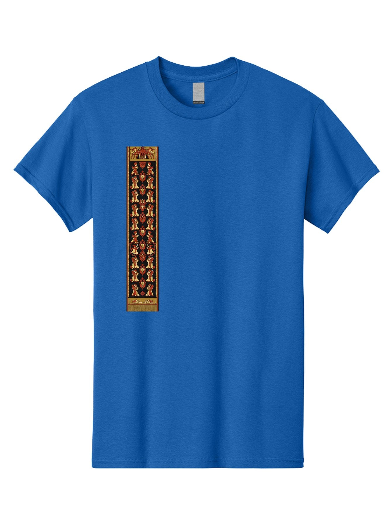 Egyptian-Hieroglyphic-Border Men'S Graphic Tee, 100% Cotton, Comfortable Casual Summer Wear, Machine Washable, Vintage Camera, Old Camera, Antique Camera, Black Camera, Classic Photography, Photography Equipment, Nostalgic Device, Film Camera, Bag423 13