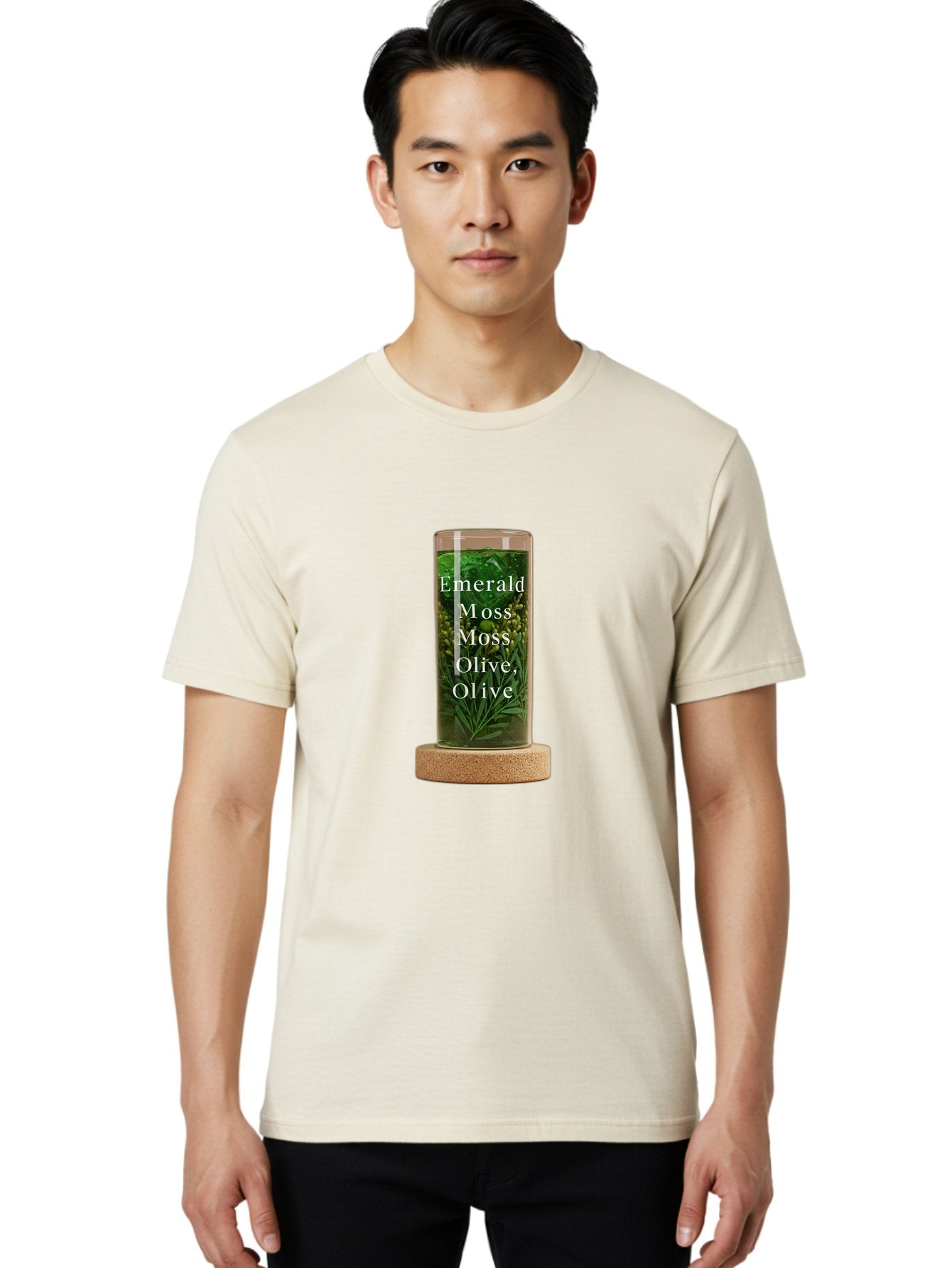 Emerald-Moss-Moss-Olive-Olive Men'S Graphic Tee, 100% Cotton, Comfortable Casual Summer Wear, Machine Washable, Vintage Camera, Old Camera, Antique Camera, Black Camera, Classic Photography, Photography Equipment, Nostalgic Device, Bag425 27