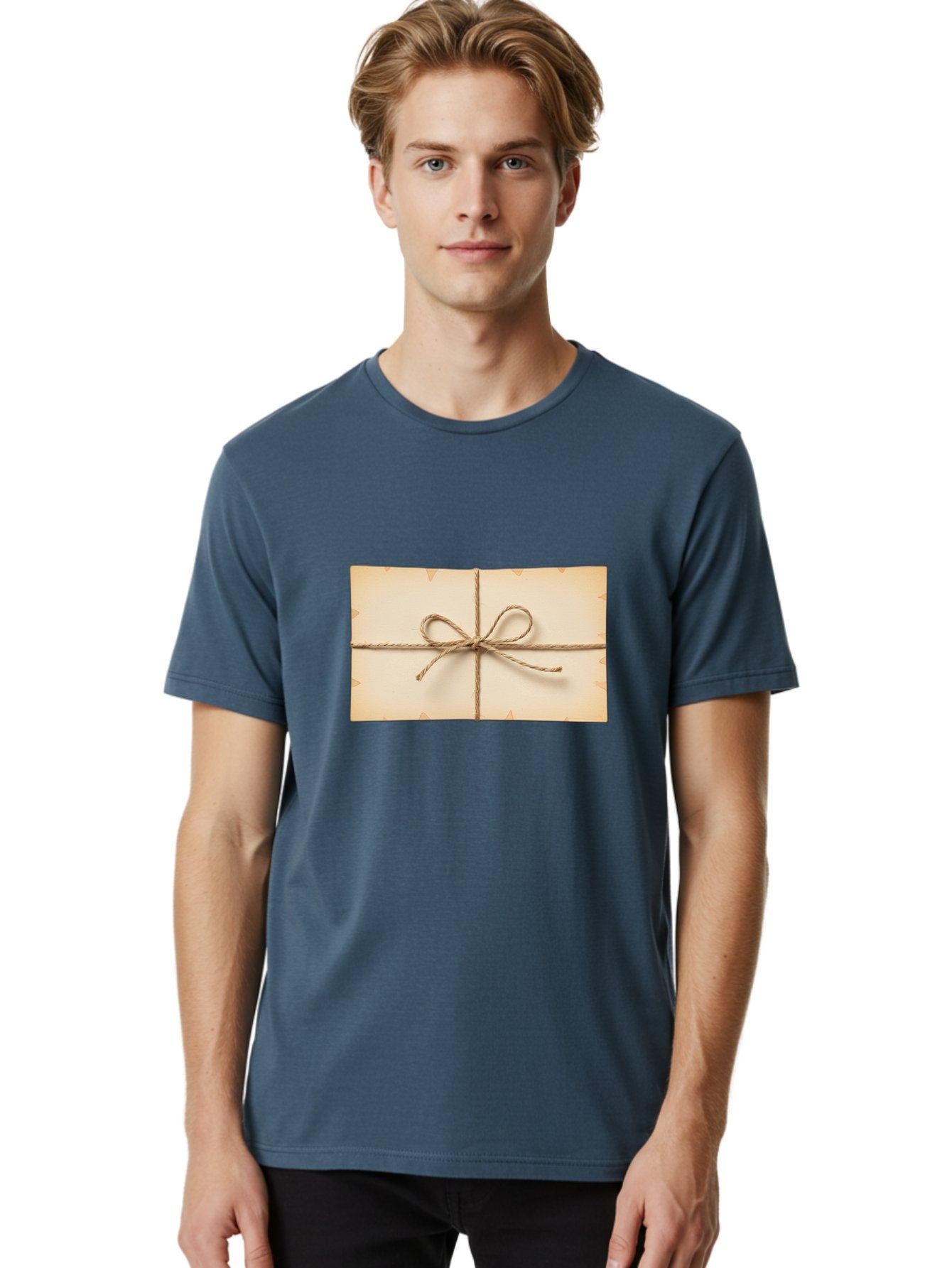 Envelope-With-Twine Men'S Graphic Tee, 100% Cotton, Comfortable Casual Summer Wear, Machine Washable, Vintage Camera, Old Camera, Antique Camera, Black Camera, Classic Photography, Photography Equipment, Nostalgic Device, Film Camera, Bag426 30