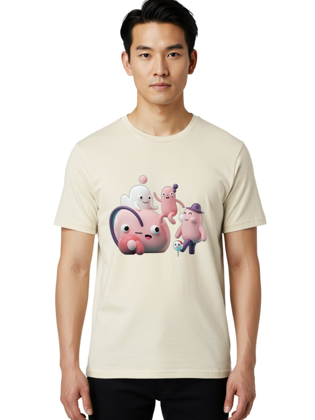 Fall-Guys-Characters Men'S Graphic Tee, 100% Cotton, Comfortable Casual Summer Wear, Machine Washable, Vintage Camera, Old Camera, Antique Camera, Black Camera, Classic Photography, Photography Equipment, Nostalgic Device, Film Camera, Bag434 21