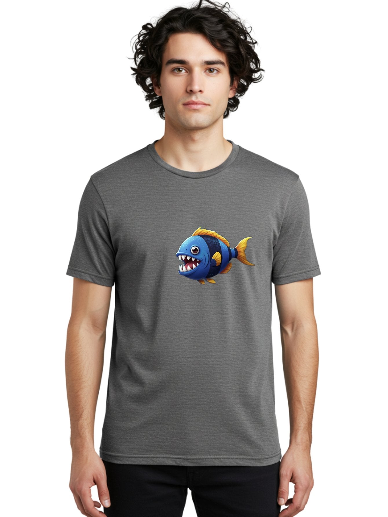 Fish Men'S Graphic Tee, 100% Cotton, Comfortable Casual Summer Wear, Machine Washable, Vintage Camera, Old Camera, Antique Camera, Black Camera, Classic Photography, Photography Equipment, Nostalgic Device, Film Camera, Camera Art Bag441 30