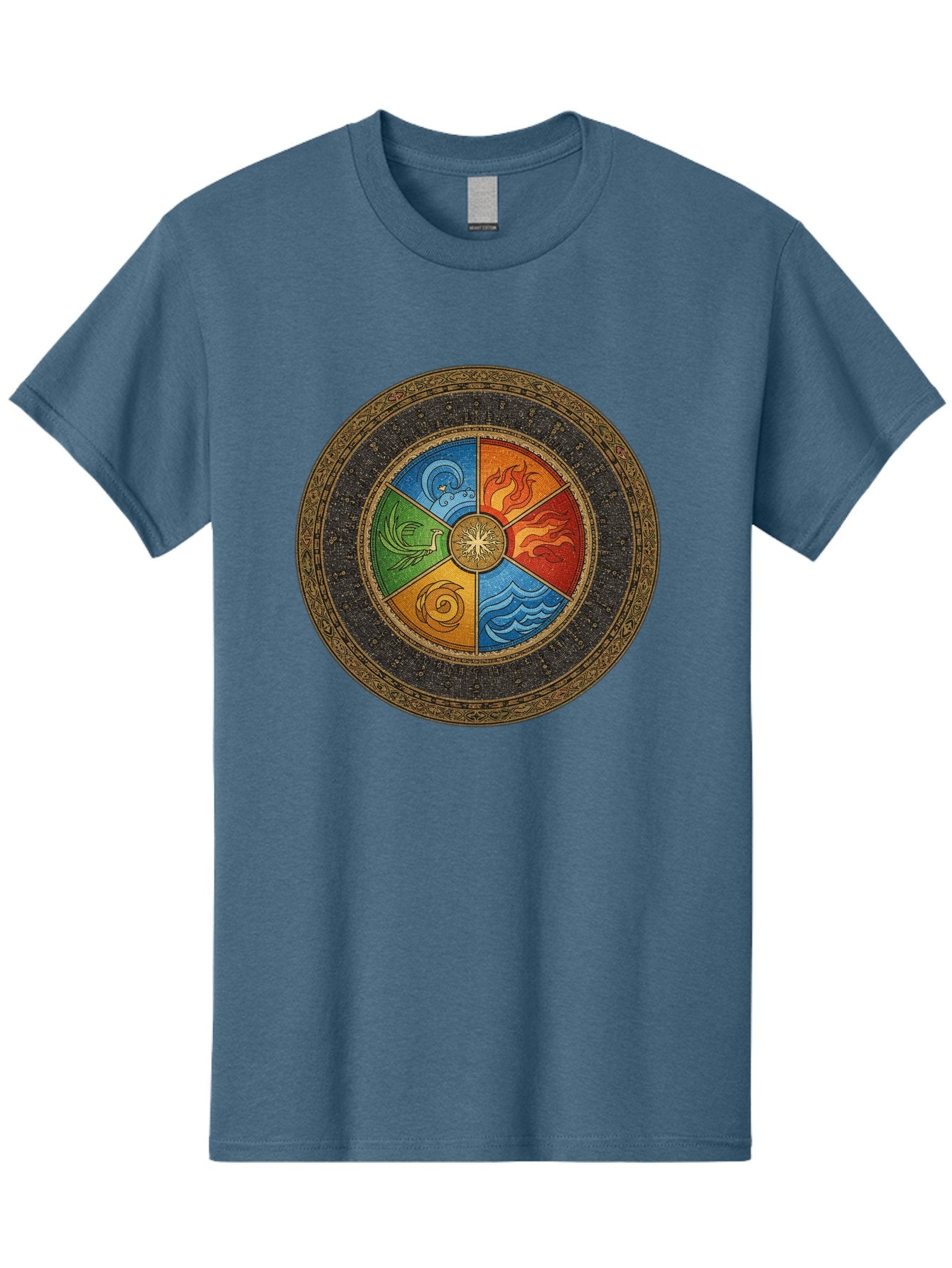 Five-Elements-Circle Men'S Graphic Tee, 100% Cotton, Comfortable Casual Summer Wear, Machine Washable, Vintage Camera, Old Camera, Antique Camera, Black Camera, Classic Photography, Photography Equipment, Nostalgic Device, Film Camera, Bag442 14