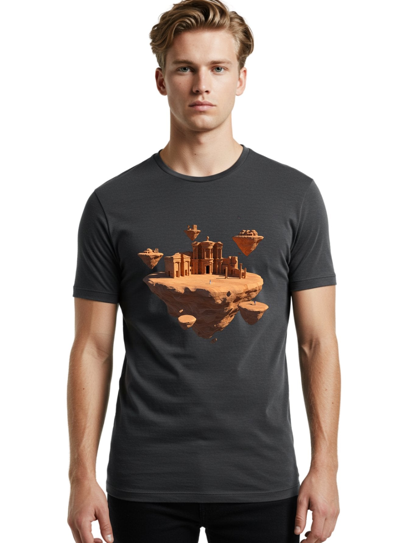 Floating-Ruins Men'S Graphic Tee, 100% Cotton, Comfortable Casual Summer Wear, Machine Washable, Vintage Camera, Old Camera, Antique Camera, Black Camera, Classic Photography, Photography Equipment, Nostalgic Device, Film Camera, Camera Art Bag453 22