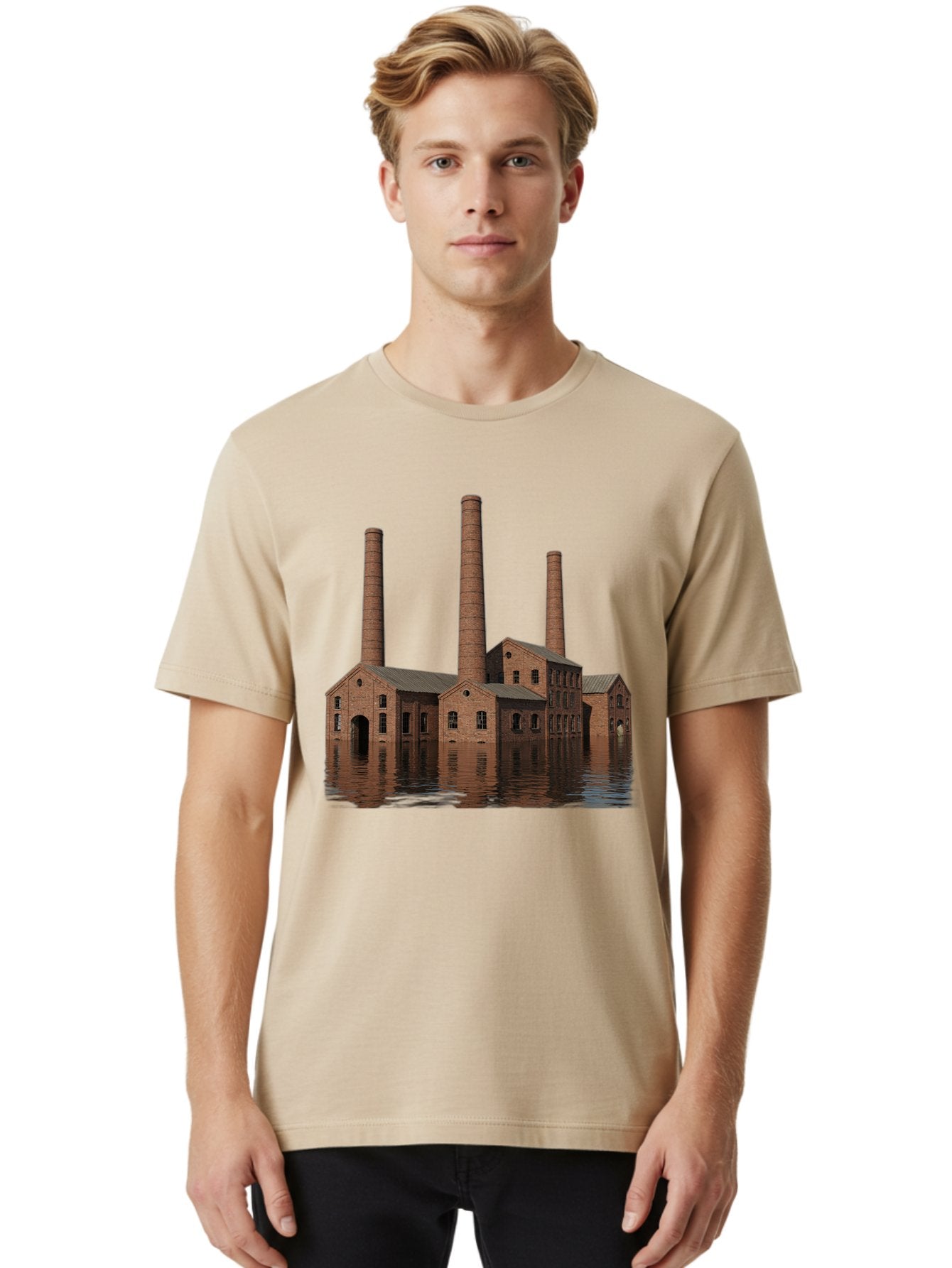 Flooded-Factory Men'S Graphic Tee, 100% Cotton, Comfortable Casual Summer Wear, Machine Washable, Vintage Camera, Old Camera, Antique Camera, Black Camera, Classic Photography, Photography Equipment, Nostalgic Device, Film Camera, Camera Art Bag454 29