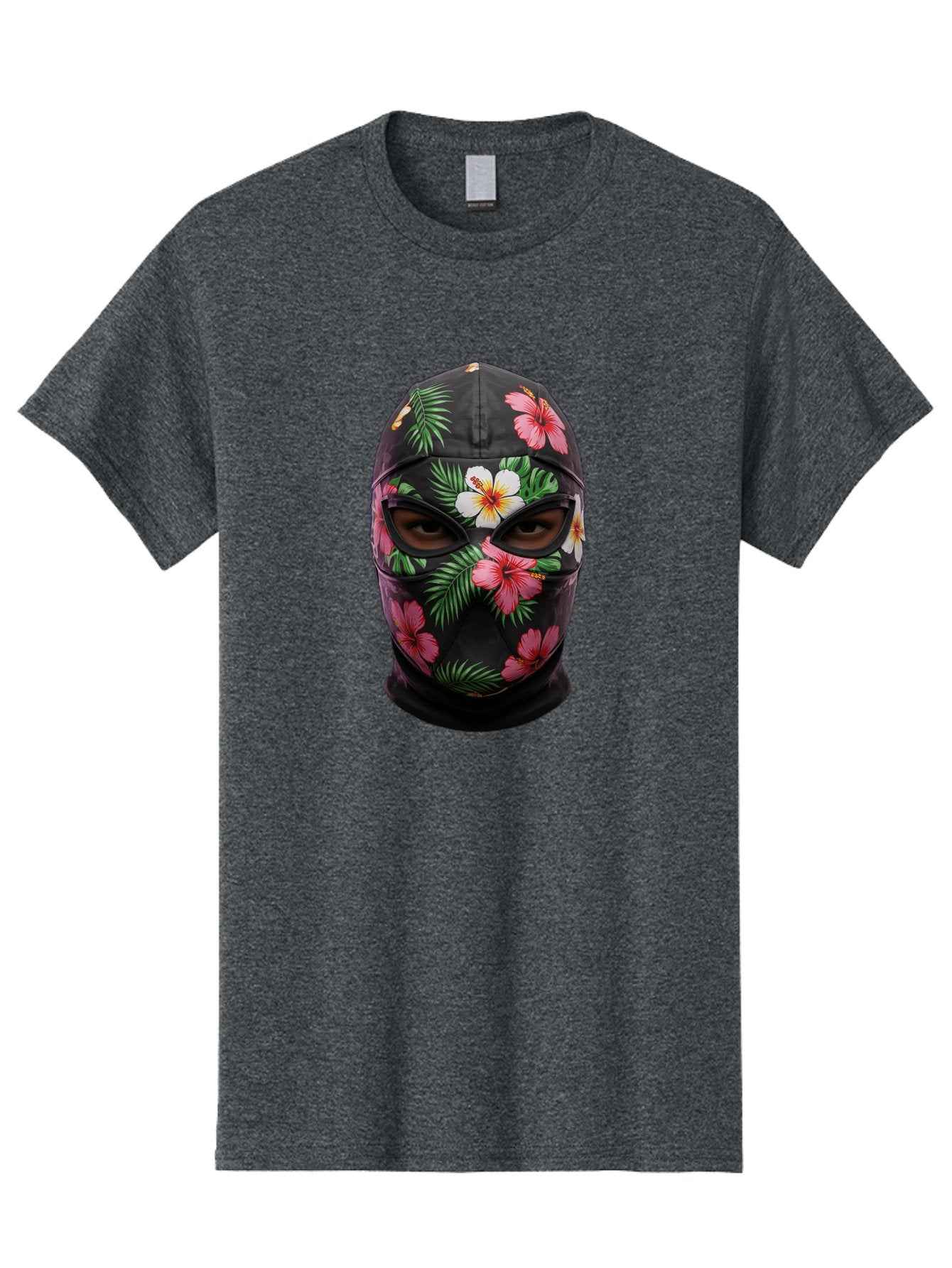 Floral-Balaclava-Mask Men'S Graphic Tee, 100% Cotton, Comfortable Casual Summer Wear, Machine Washable, Vintage Camera, Old Camera, Antique Camera, Black Camera, Classic Photography, Photography Equipment, Nostalgic Device, Film Camera, Bag456 5
