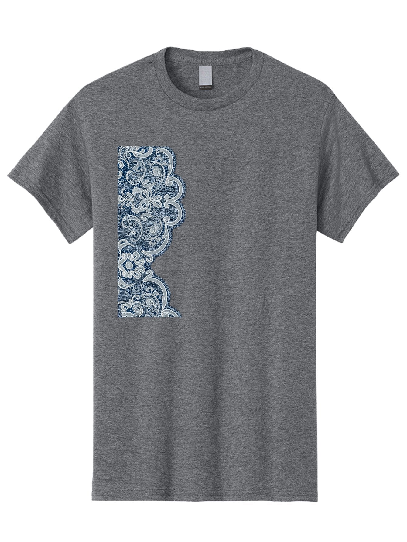 Floral-Lace-Border Men'S Graphic Tee, 100% Cotton, Comfortable Casual Summer Wear, Machine Washable, Vintage Camera, Old Camera, Antique Camera, Black Camera, Classic Photography, Photography Equipment, Nostalgic Device, Film Camera, Bag460 4