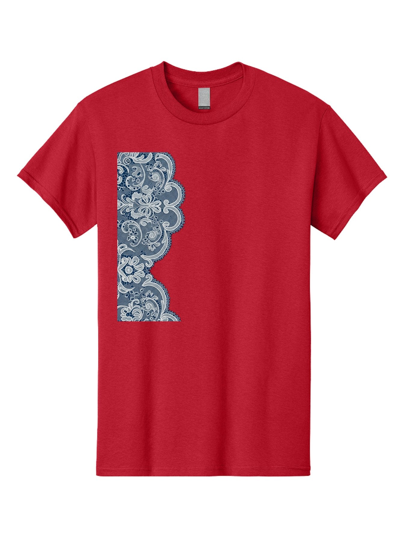 Floral-Lace-Border Men'S Graphic Tee, 100% Cotton, Comfortable Casual Summer Wear, Machine Washable, Vintage Camera, Old Camera, Antique Camera, Black Camera, Classic Photography, Photography Equipment, Nostalgic Device, Film Camera, Bag460 9