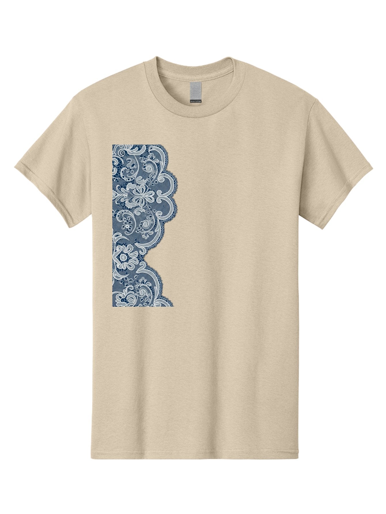 Floral-Lace-Border Men'S Graphic Tee, 100% Cotton, Comfortable Casual Summer Wear, Machine Washable, Vintage Camera, Old Camera, Antique Camera, Black Camera, Classic Photography, Photography Equipment, Nostalgic Device, Film Camera, Bag460 12