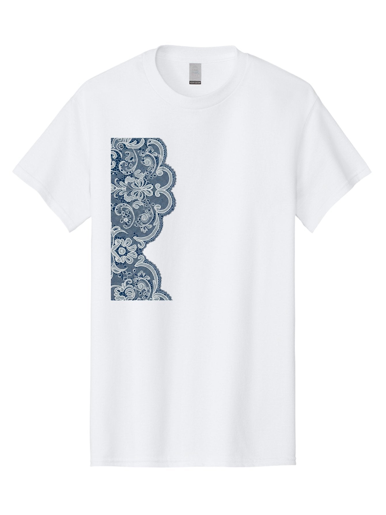 Floral-Lace-Border Men'S Graphic Tee, 100% Cotton, Comfortable Casual Summer Wear, Machine Washable, Vintage Camera, Old Camera, Antique Camera, Black Camera, Classic Photography, Photography Equipment, Nostalgic Device, Film Camera, Bag460 8