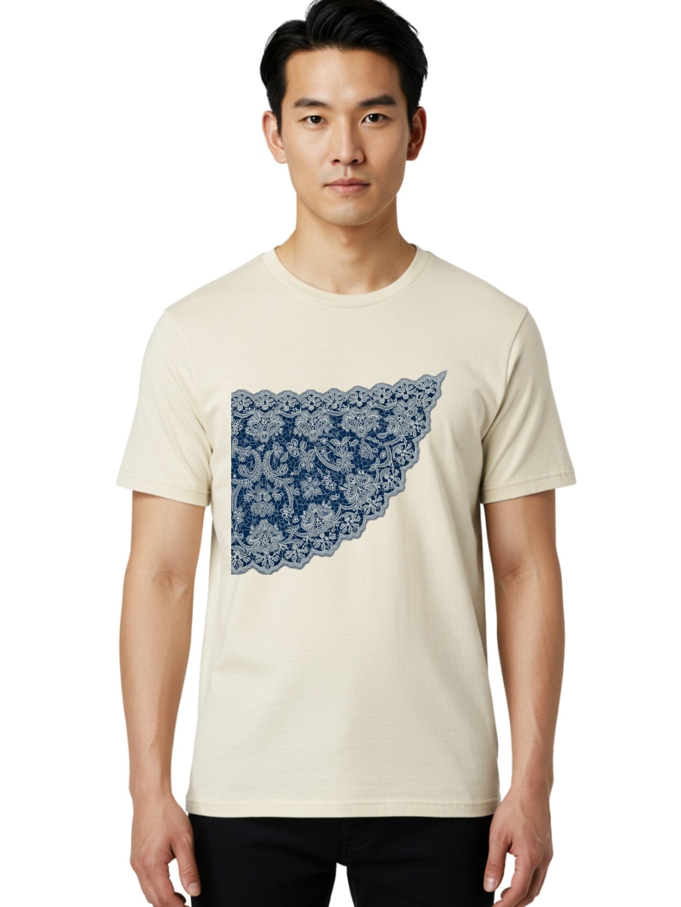 Floral-Lace Men'S Graphic Tee, 100% Cotton, Comfortable Casual Summer Wear, Machine Washable, Vintage Camera, Old Camera, Antique Camera, Black Camera, Classic Photography, Photography Equipment, Nostalgic Device, Film Camera, Camera Art Bag461 21