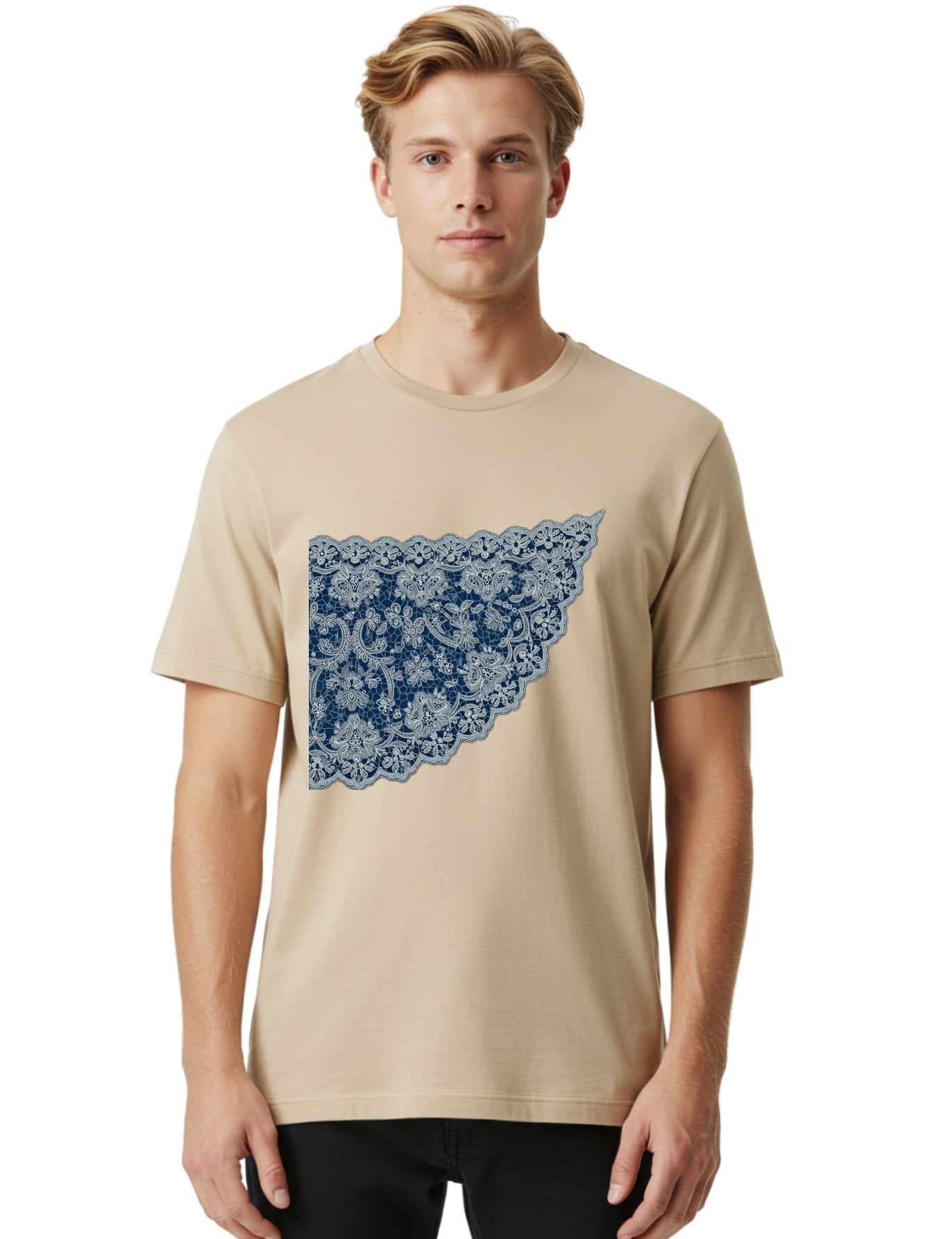 Floral-Lace Men'S Graphic Tee, 100% Cotton, Comfortable Casual Summer Wear, Machine Washable, Vintage Camera, Old Camera, Antique Camera, Black Camera, Classic Photography, Photography Equipment, Nostalgic Device, Film Camera, Camera Art Bag461 27
