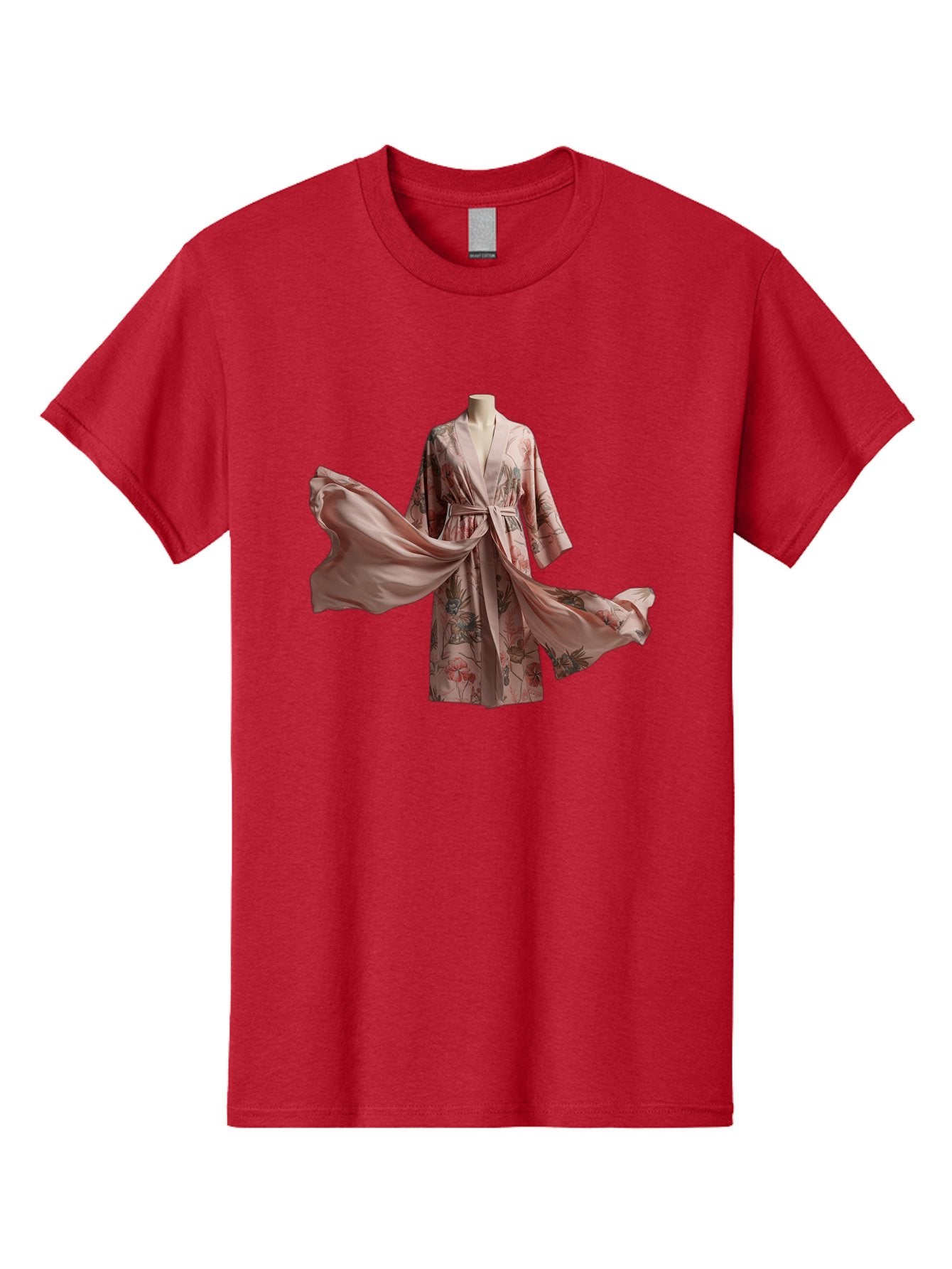 Floral-Robe Men'S Graphic Tee, 100% Cotton, Comfortable Casual Summer Wear, Machine Washable, Vintage Camera, Old Camera, Antique Camera, Black Camera, Classic Photography, Photography Equipment, Nostalgic Device, Film Camera, Camera Art Bag462 8