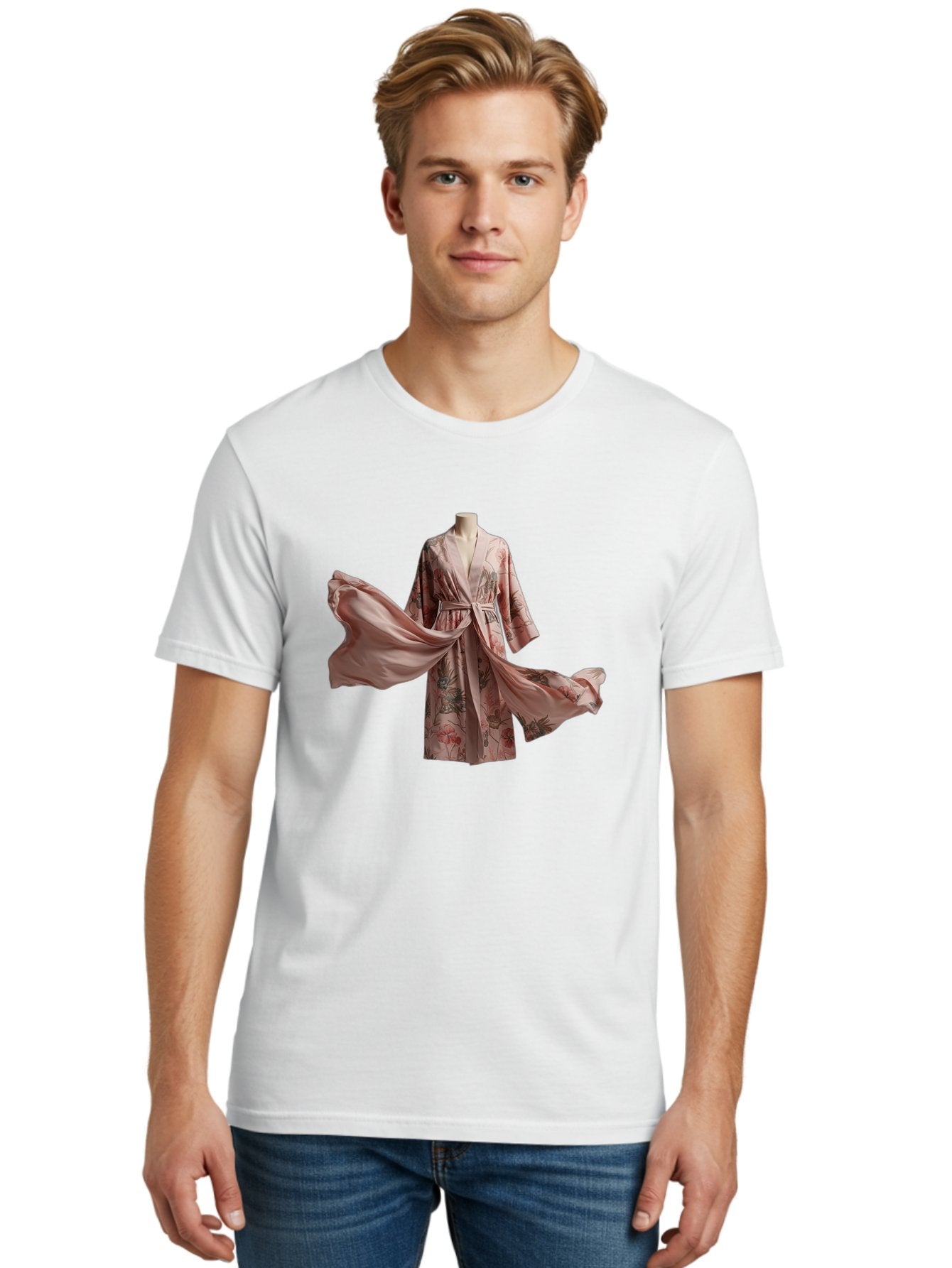 Floral-Robe Men'S Graphic Tee, 100% Cotton, Comfortable Casual Summer Wear, Machine Washable, Vintage Camera, Old Camera, Antique Camera, Black Camera, Classic Photography, Photography Equipment, Nostalgic Device, Film Camera, Camera Art Bag462 29