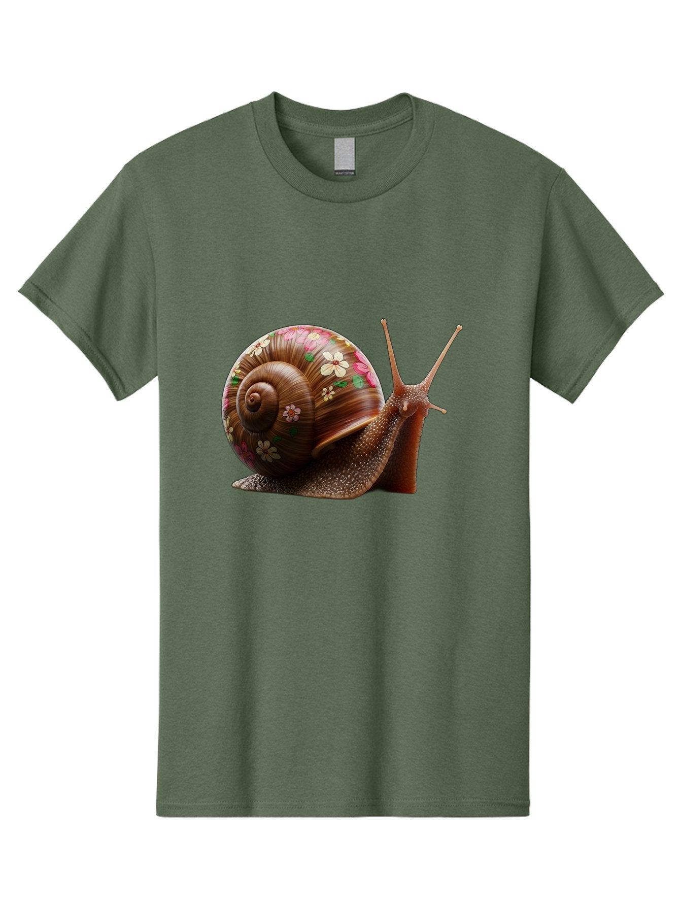 Floral-Snail-1 Men'S Graphic Tee, 100% Cotton, Comfortable Casual Summer Wear, Machine Washable, Vintage Camera, Old Camera, Antique Camera, Black Camera, Classic Photography, Photography Equipment, Nostalgic Device, Film Camera, Camera Art Bag463 3