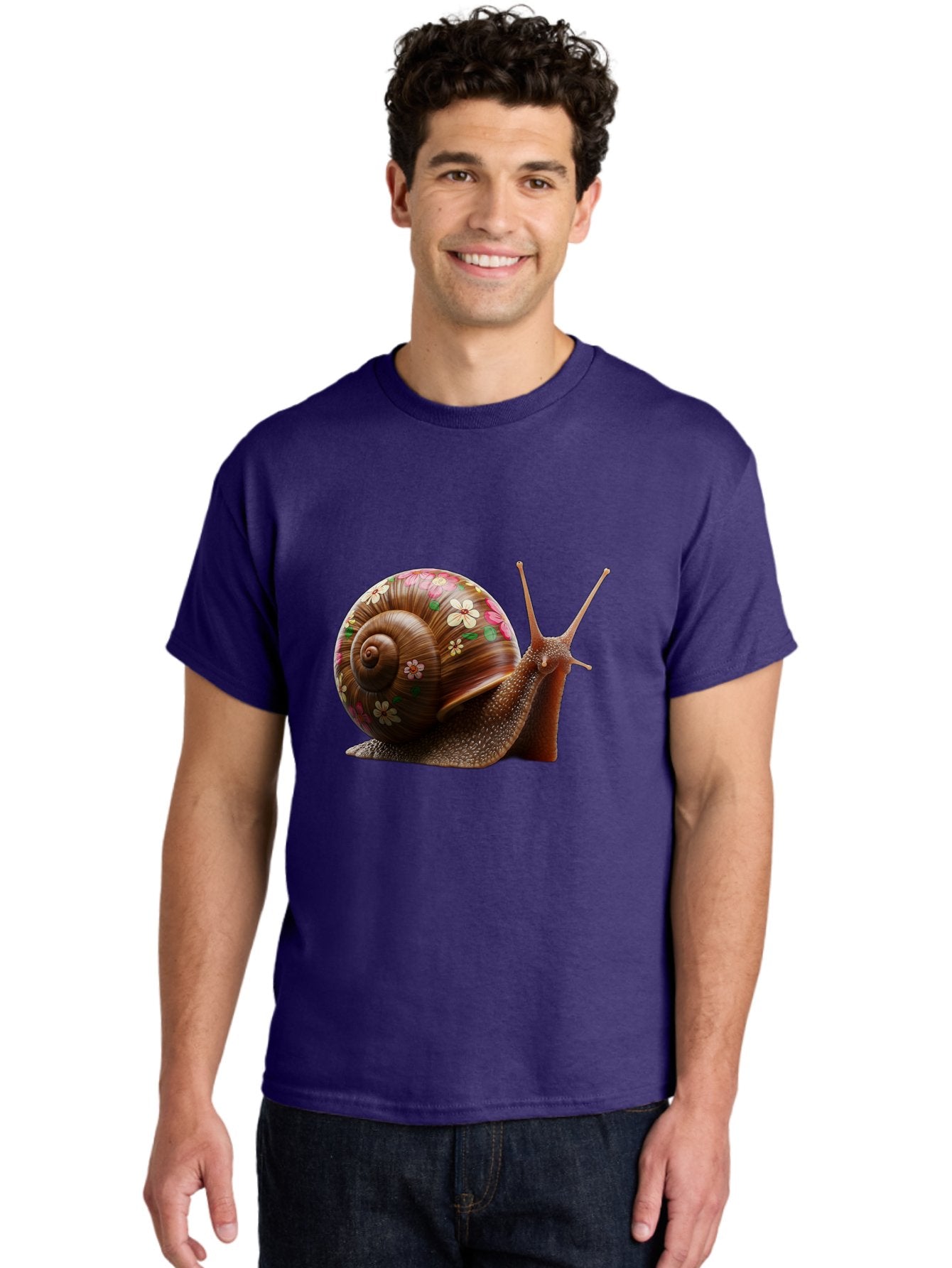 Floral-Snail-1 Men'S Graphic Tee, 100% Cotton, Comfortable Casual Summer Wear, Machine Washable, Vintage Camera, Old Camera, Antique Camera, Black Camera, Classic Photography, Photography Equipment, Nostalgic Device, Film Camera, Camera Art Bag463 23