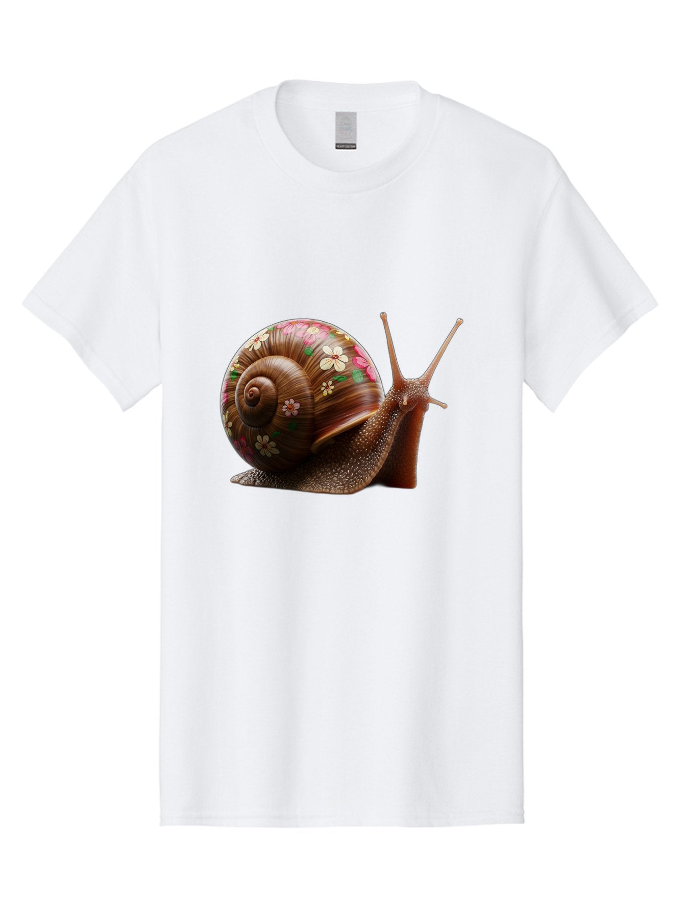 Floral-Snail-1 Men'S Graphic Tee, 100% Cotton, Comfortable Casual Summer Wear, Machine Washable, Vintage Camera, Old Camera, Antique Camera, Black Camera, Classic Photography, Photography Equipment, Nostalgic Device, Film Camera, Camera Art Bag463 6