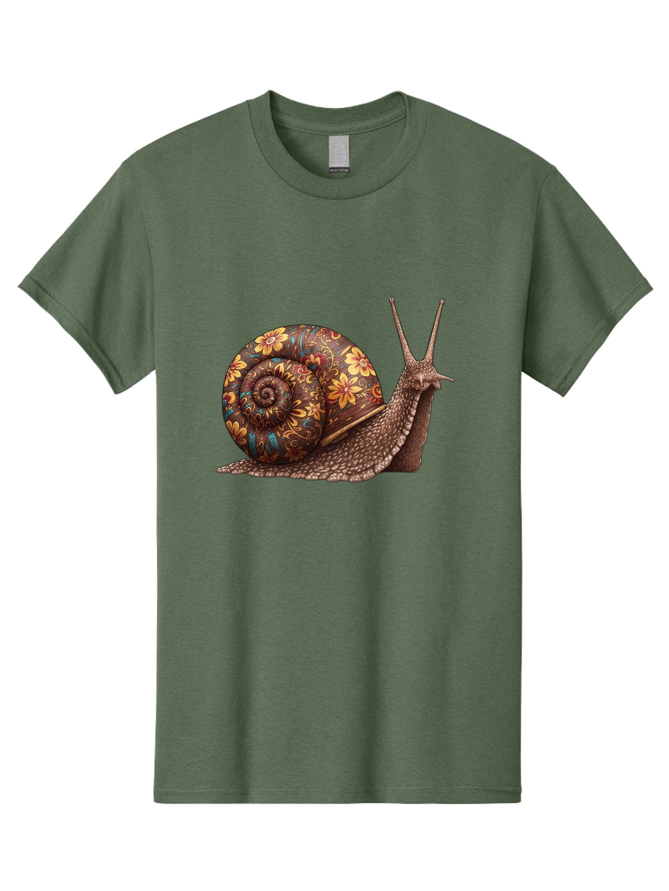 Floral-Snail-2 Men'S Graphic Tee, 100% Cotton, Comfortable Casual Summer Wear, Machine Washable, Vintage Camera, Old Camera, Antique Camera, Black Camera, Classic Photography, Photography Equipment, Nostalgic Device, Film Camera, Camera Art Bag464 15