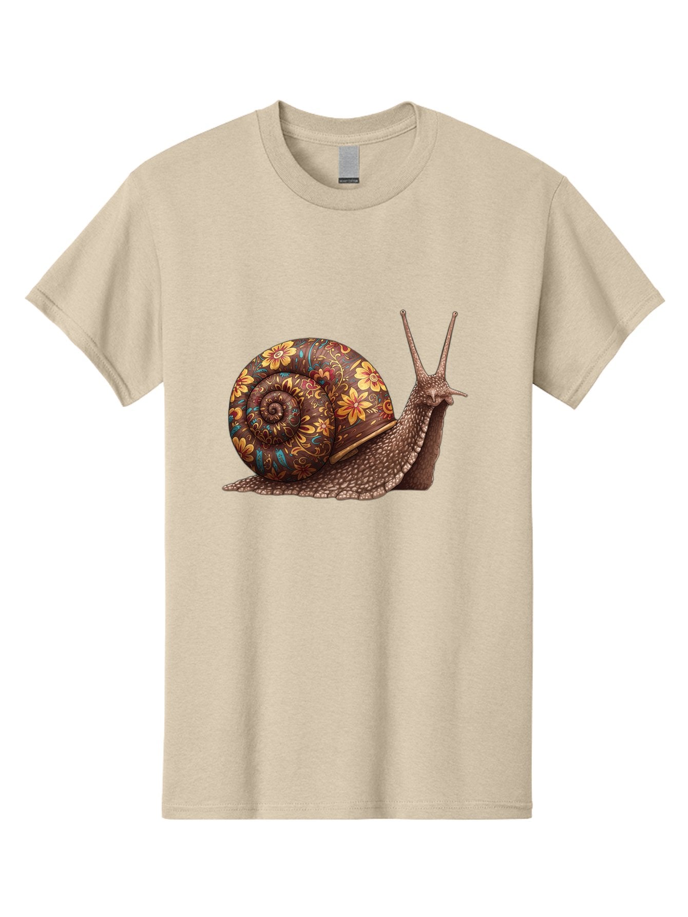 Floral-Snail-2 Men'S Graphic Tee, 100% Cotton, Comfortable Casual Summer Wear, Machine Washable, Vintage Camera, Old Camera, Antique Camera, Black Camera, Classic Photography, Photography Equipment, Nostalgic Device, Film Camera, Camera Art Bag464 3