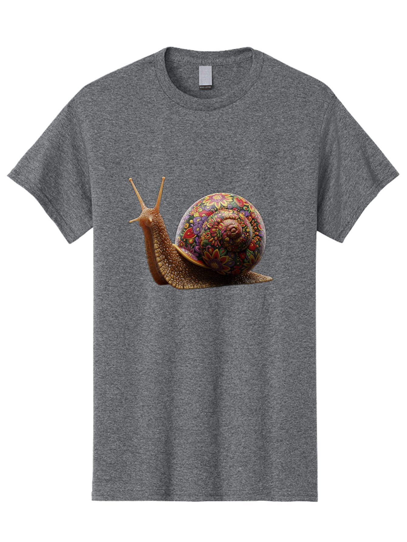 Floral-Snail-3 Men'S Graphic Tee, 100% Cotton, Comfortable Casual Summer Wear, Machine Washable, Vintage Camera, Old Camera, Antique Camera, Black Camera, Classic Photography, Photography Equipment, Nostalgic Device, Film Camera, Camera Art Bag465 13