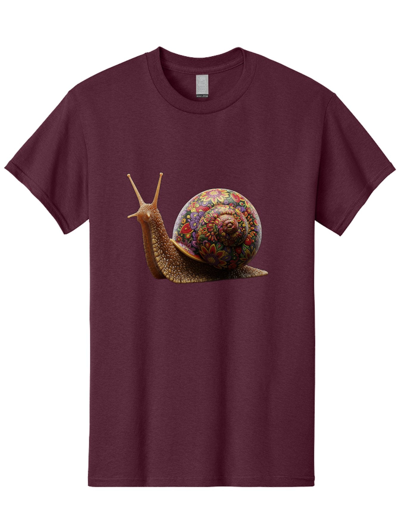 Floral-Snail-3 Men'S Graphic Tee, 100% Cotton, Comfortable Casual Summer Wear, Machine Washable, Vintage Camera, Old Camera, Antique Camera, Black Camera, Classic Photography, Photography Equipment, Nostalgic Device, Film Camera, Camera Art Bag465 10